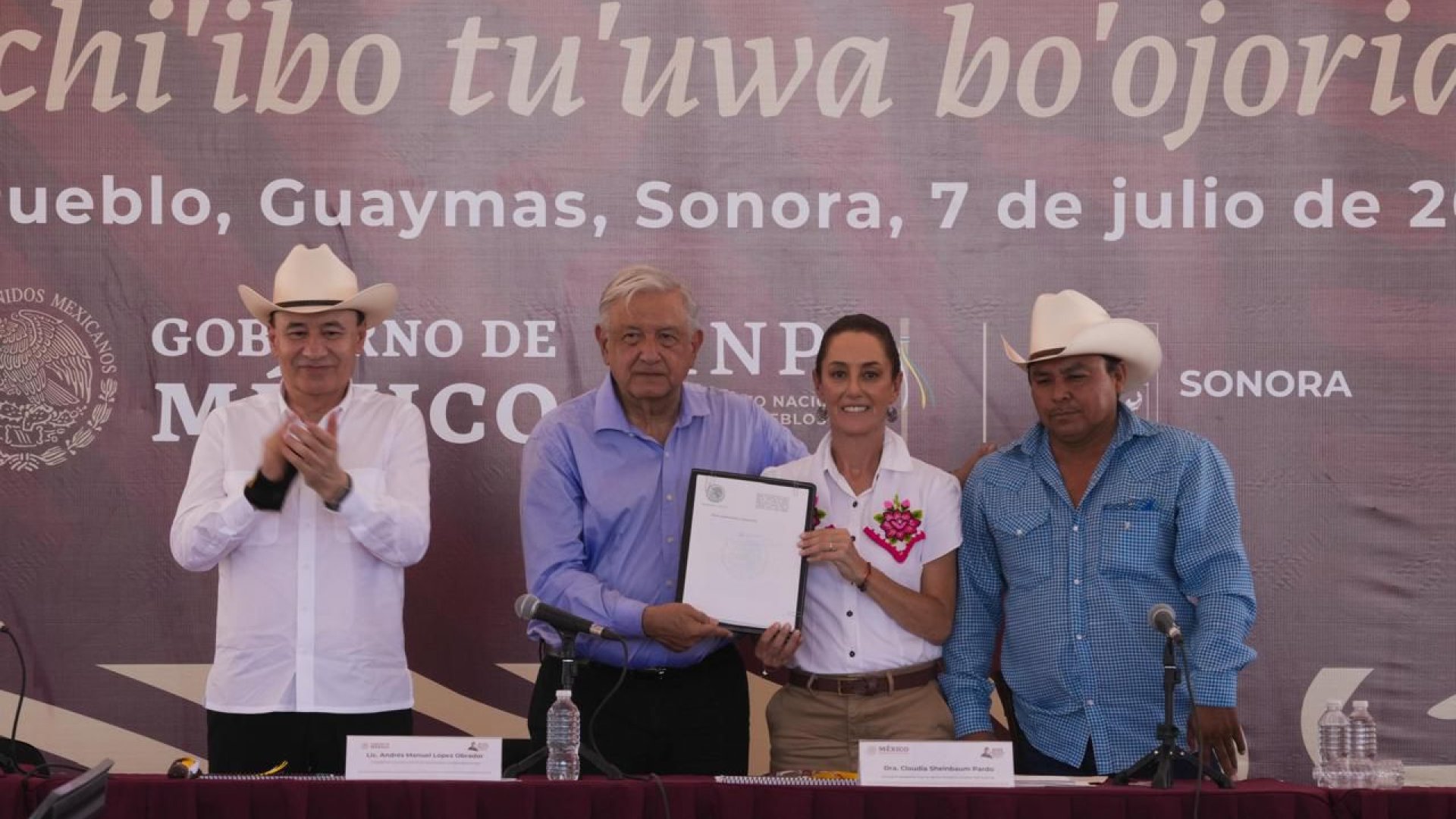 Claudia Sheinbaum: En esta transición no hay olvido, hay continuidad y justicia para los pueblos originarios 