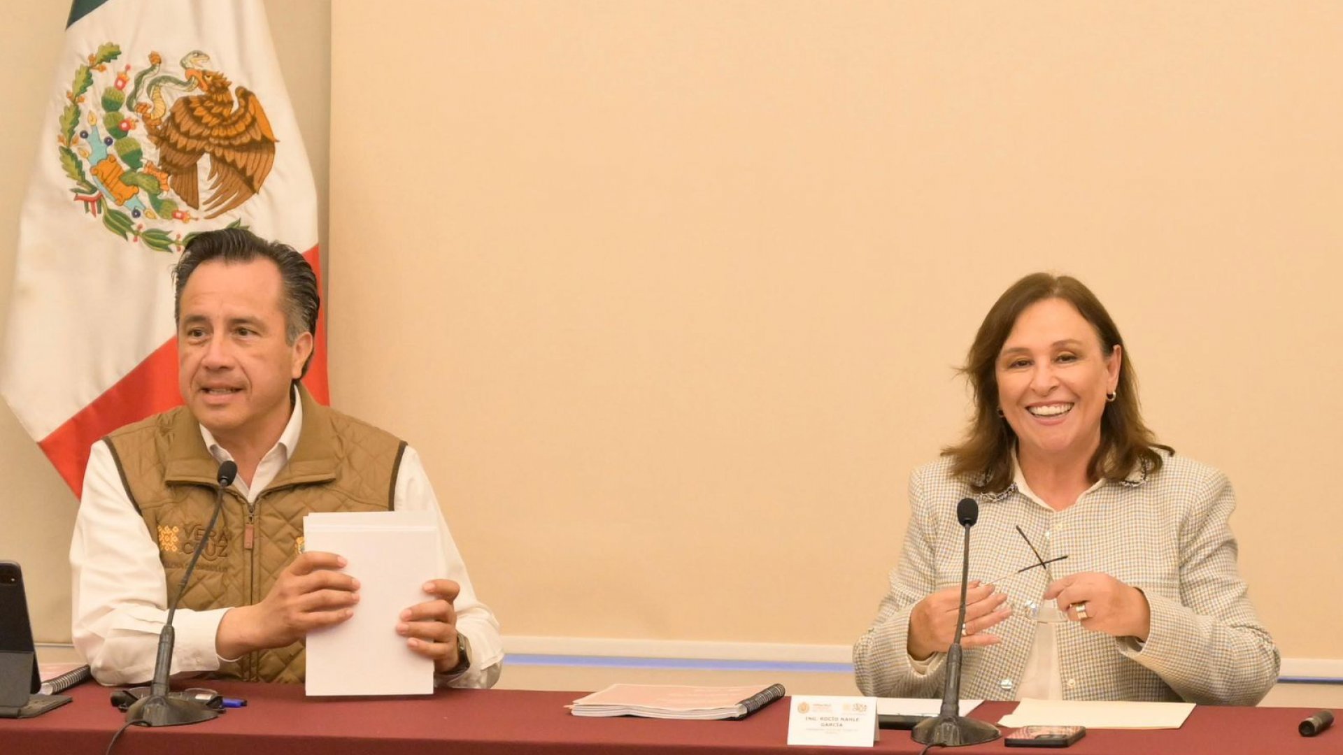 Transición en orden y con base en la ley, garantiza Rocío Nahle