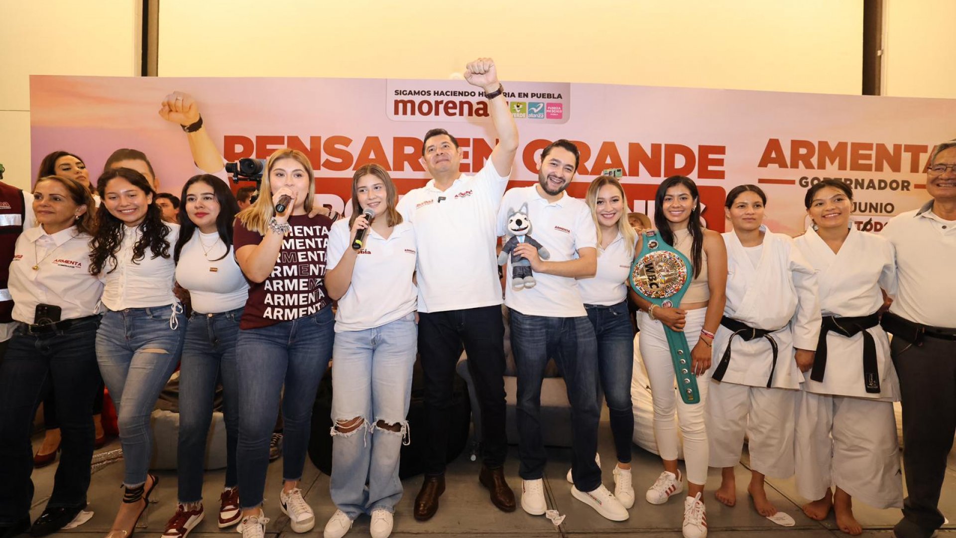 Armenta reforzará el acceso a la educación para las y los jóvenes de Puebla