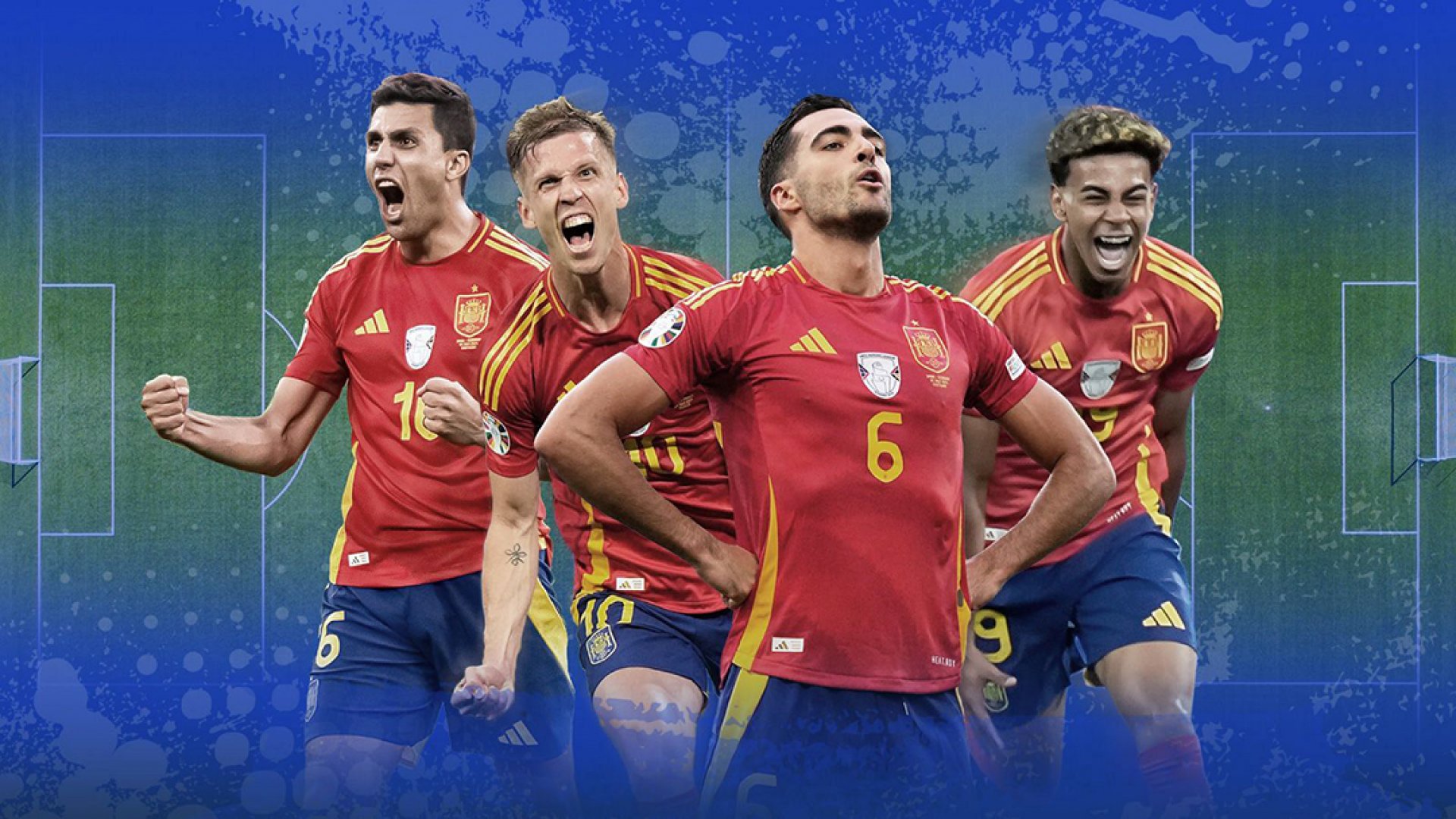 España vence 2-1 a Inglaterra y gana su cuarto título europeo