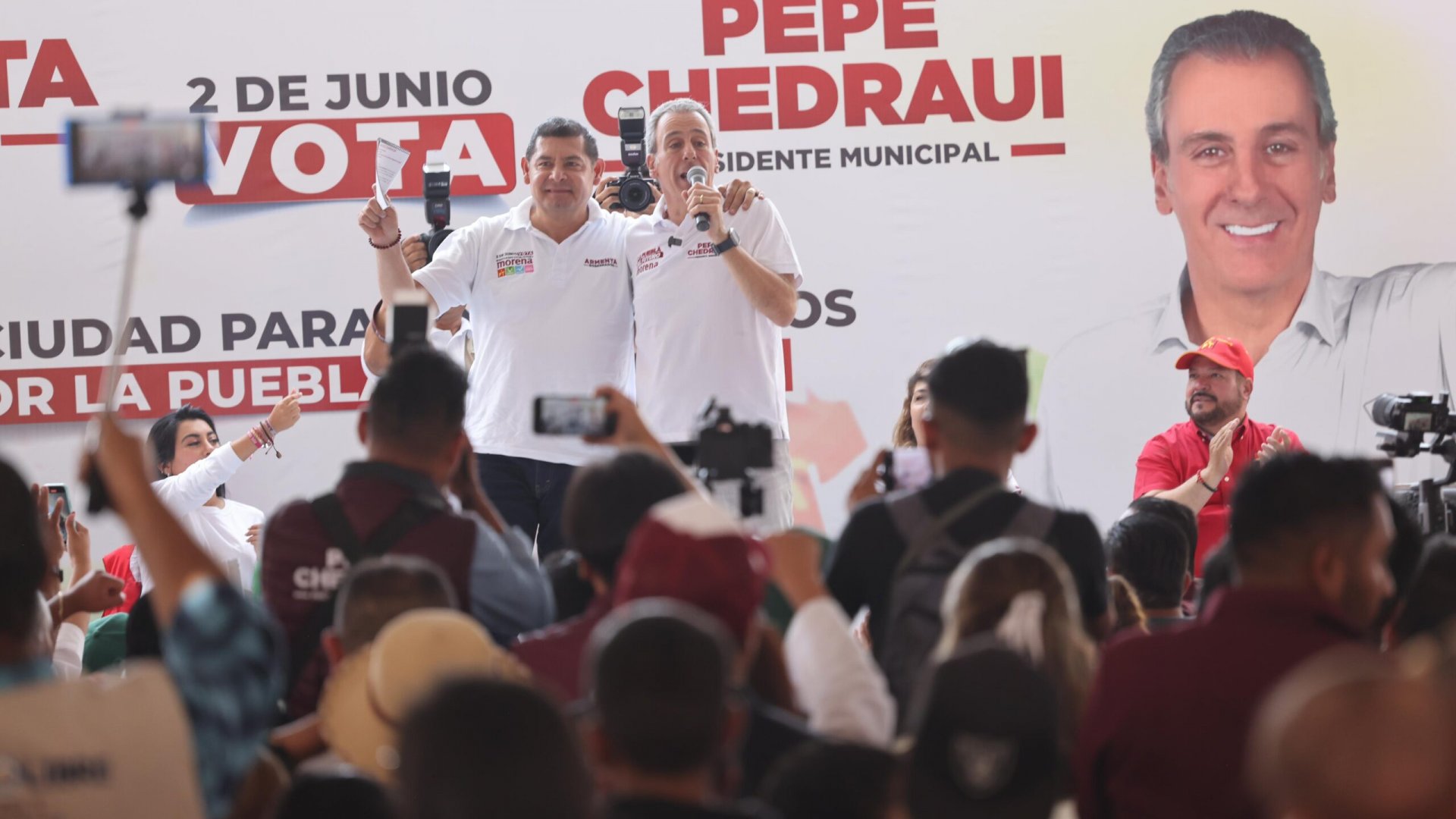 Armenta y Pepe Chedraui, juntos por la transformación en infraestructura, seguridad y bienestar