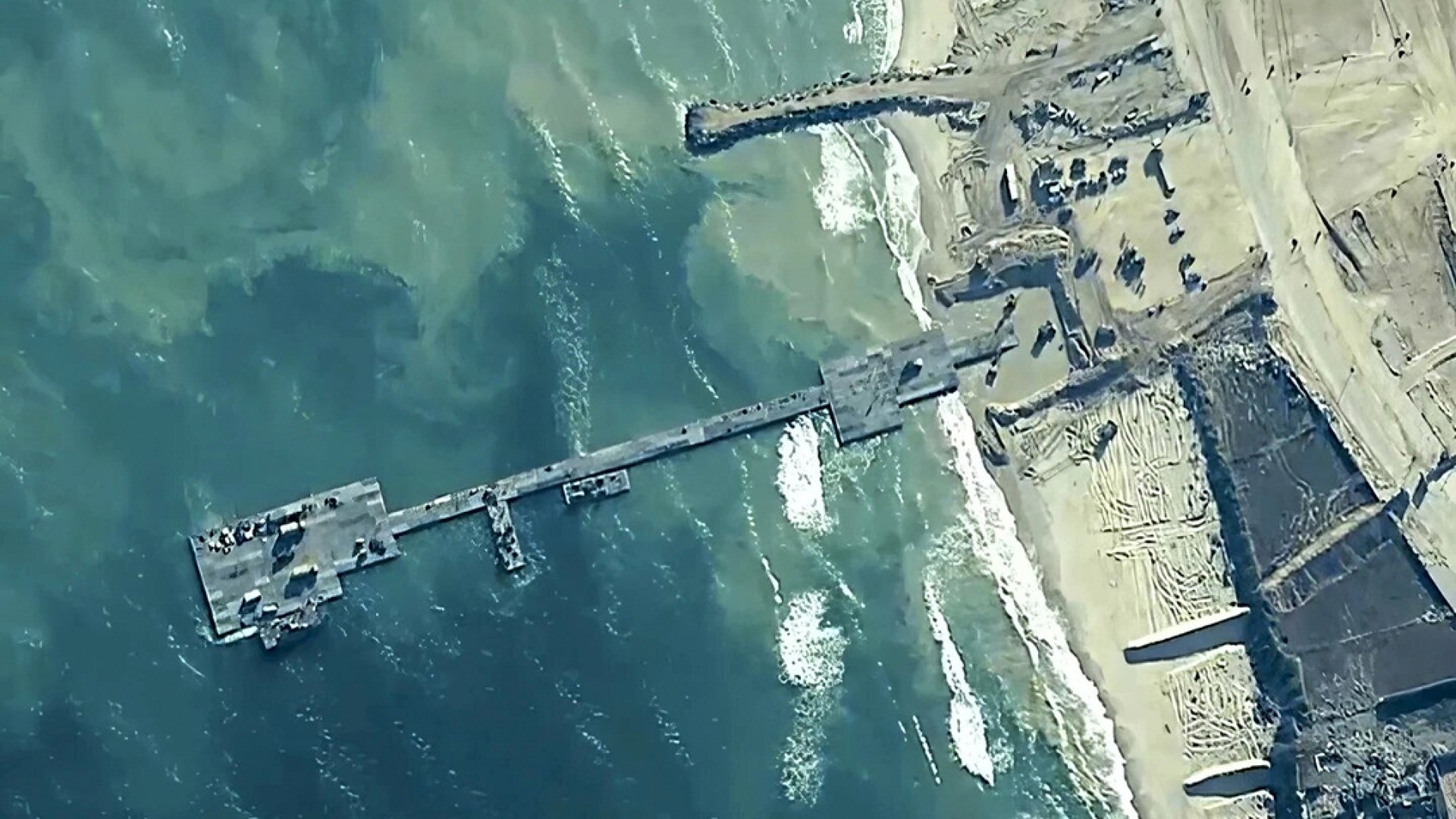 EU retirará el muelle flotante construido para llevar ayuda humanitaria a Gaza