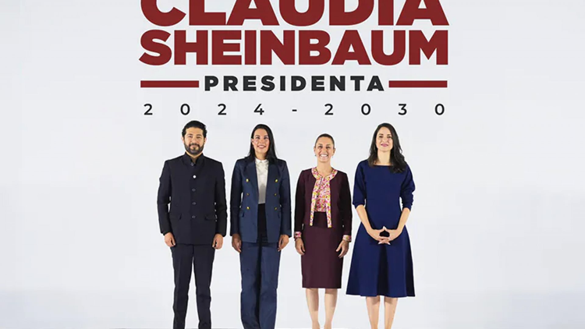 Presenta Sheinbaum a tres nuevos y jóvenes integrantes de su gabinete