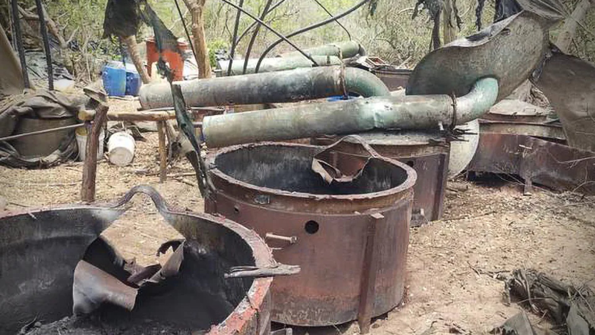 Desmantela Marina segundo narcolaboratorio más grande hallado en el sexenio, en Sinaloa