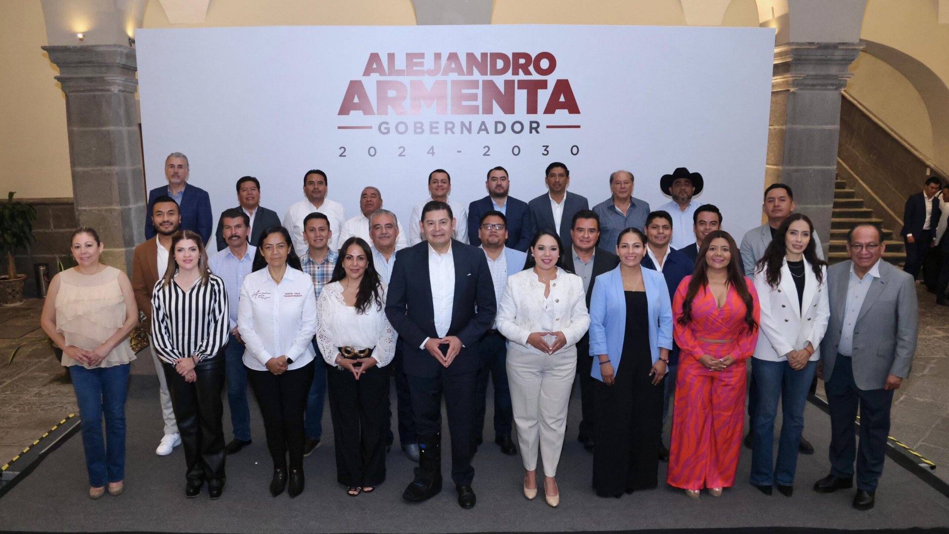 Armenta y alcaldes electos juntos por el bienestar y la seguridad de las familias poblanas