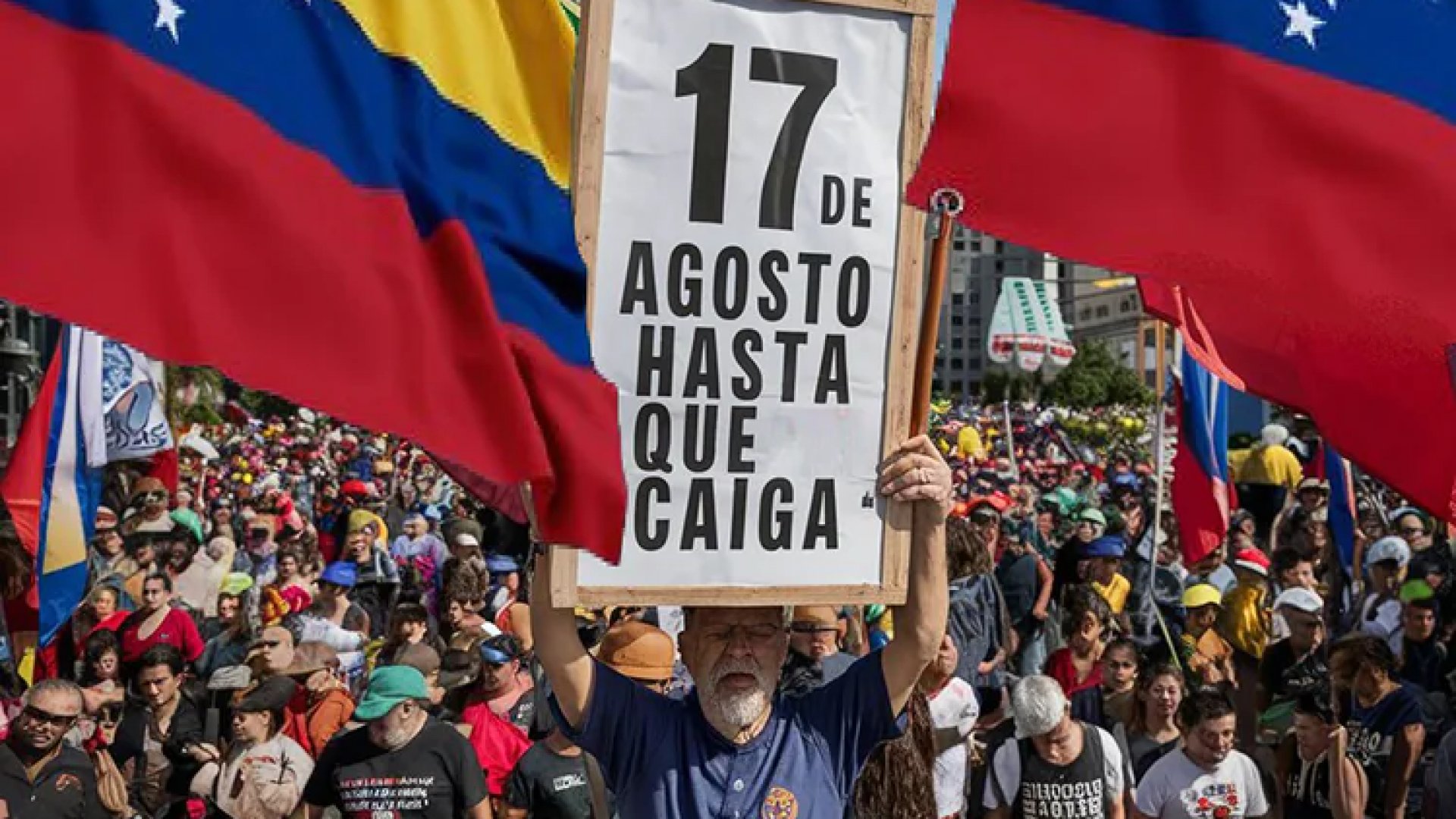 Marchan miles en Caracas, Venezuela contra el régimen de Nicolás Maduro