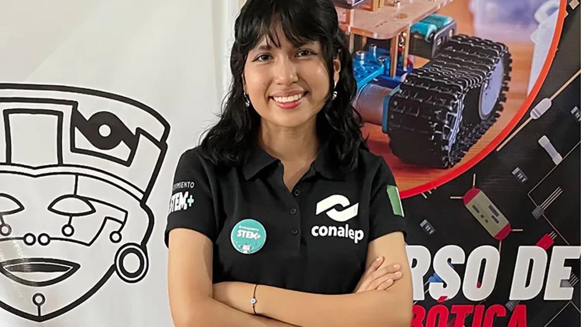Egresada del Conalep de Veracruz es finalista en el Premio Mundial para Estudiantes 2024