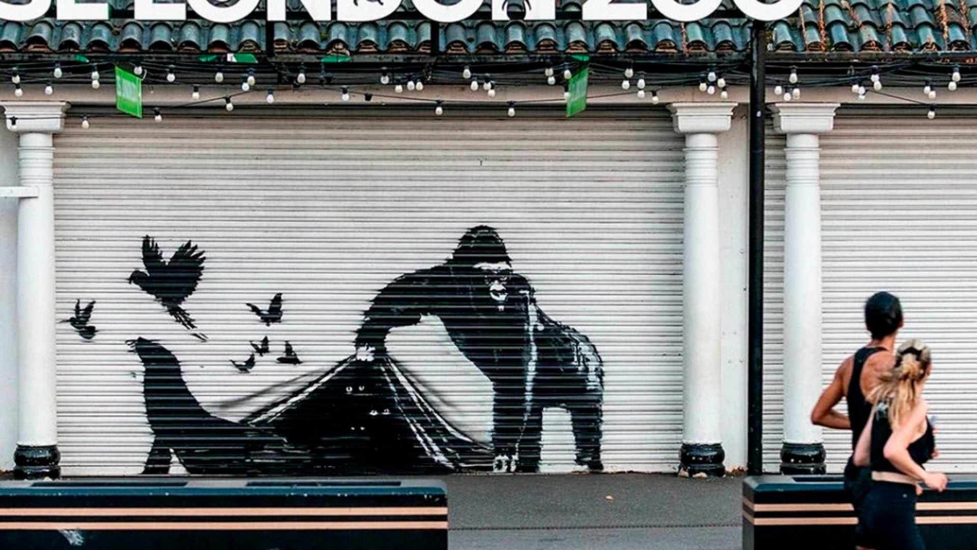 Zoo de Londres retira mural de animales de Banksy para protegerlo