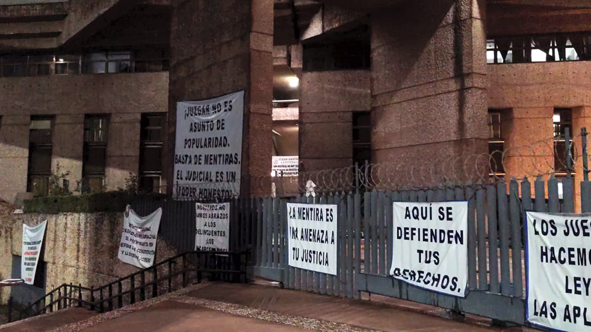 Jueces y magistrados ratifican paro de labores en órganos de la Judicatura Federal