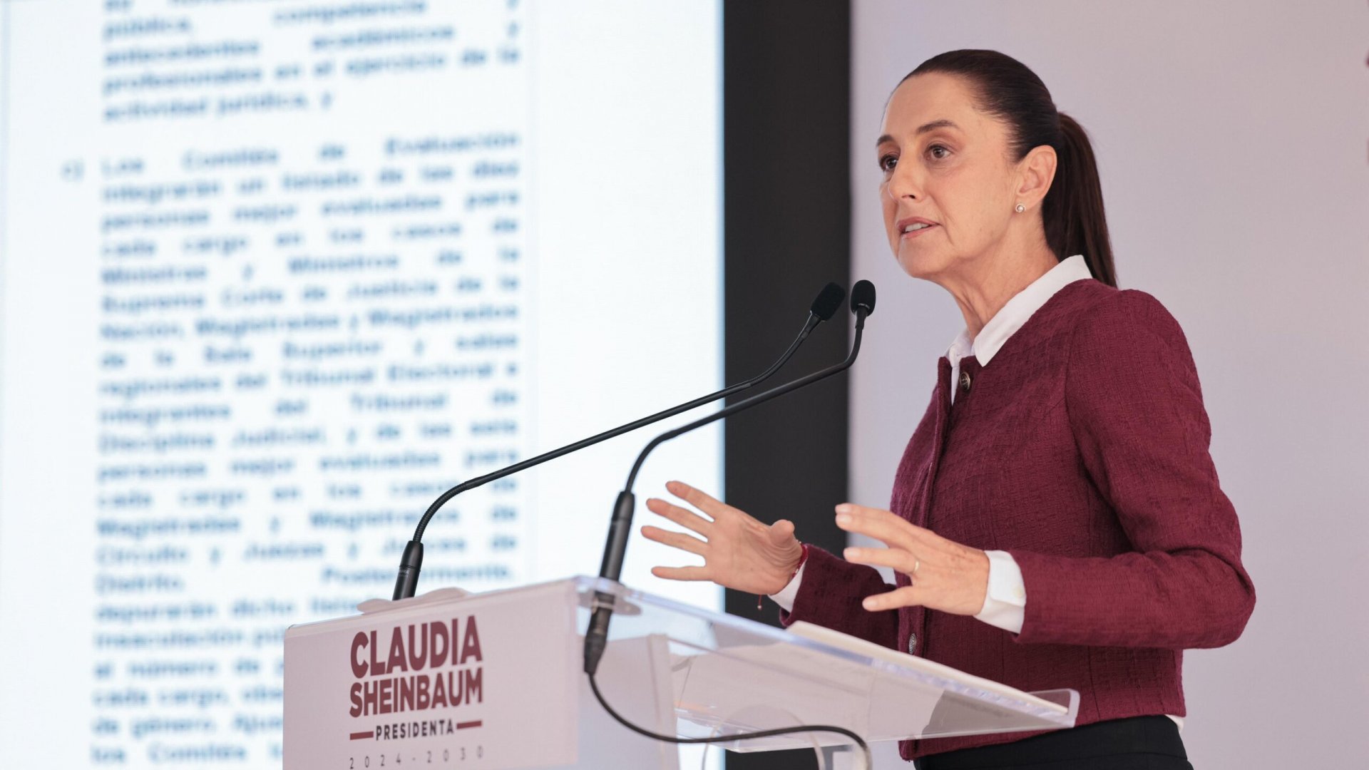 Ya no habrá mano de la presidenta, es un proceso muy transparente: Claudia Sheinbaum