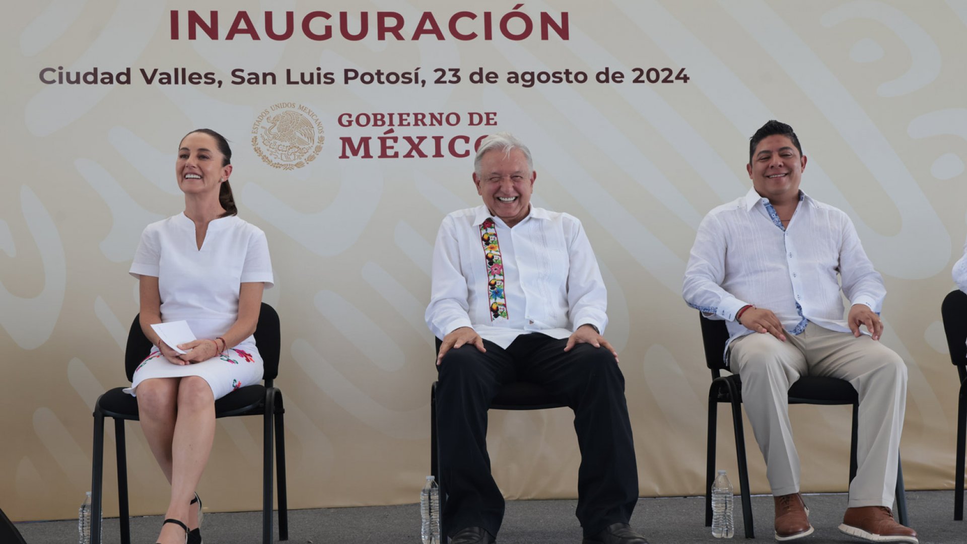 AMLO inaugura la carretera Ciudad Valles-Tamazunchale