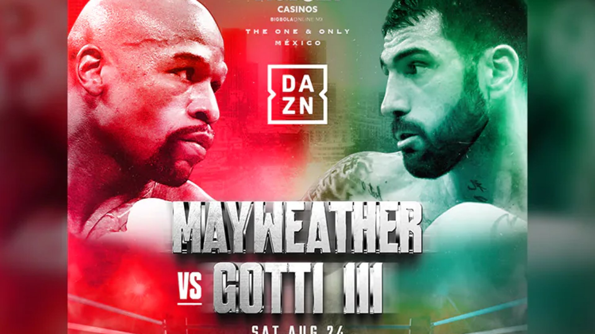 Floyd Mayweather Jr. vs. John Gotti III: Canales y horario para ver la pelea este sábado