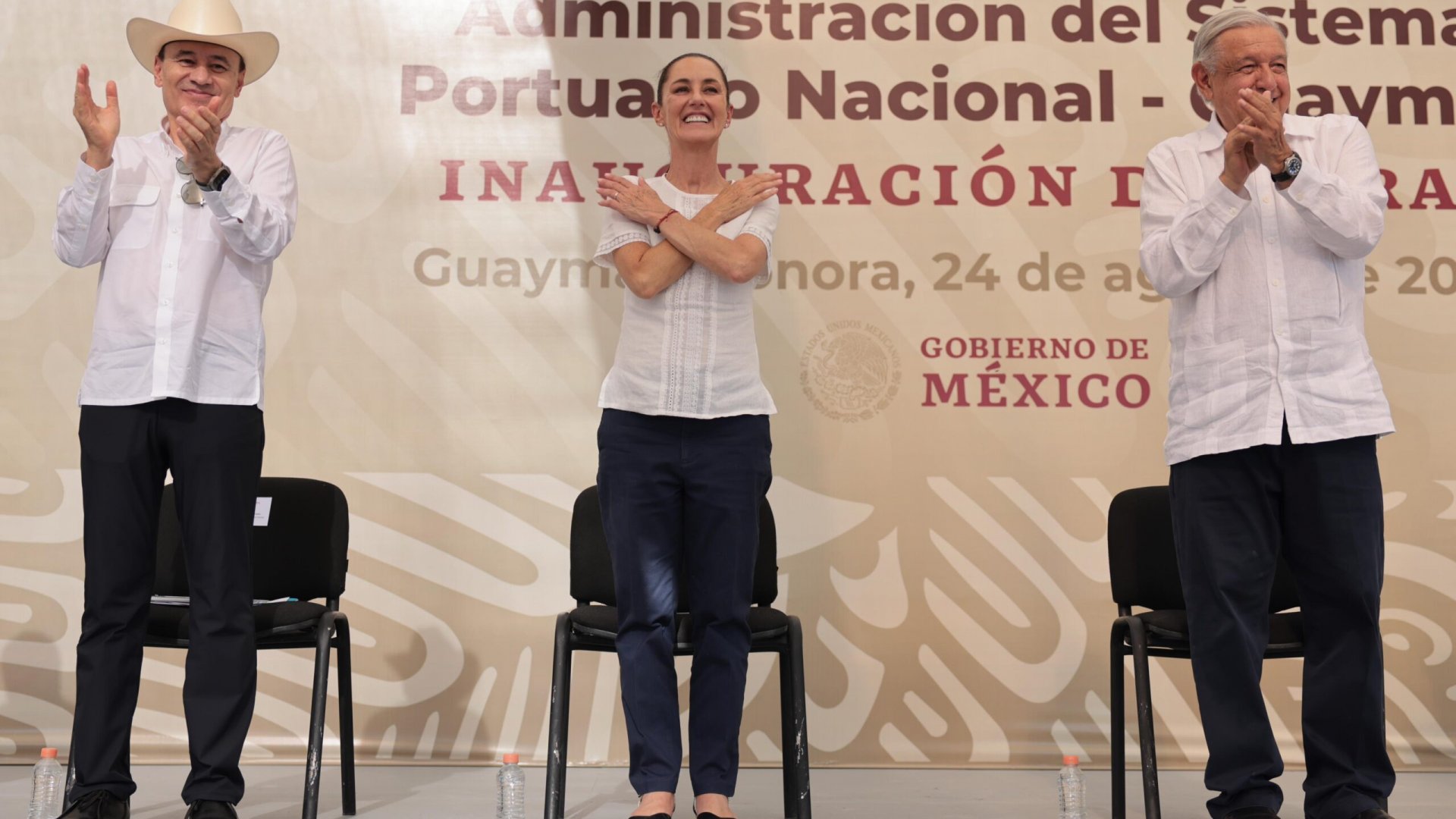 Claudia Sheinbaum garantiza terminar carreteras en Guaymas e impulsar el Plan Sonora