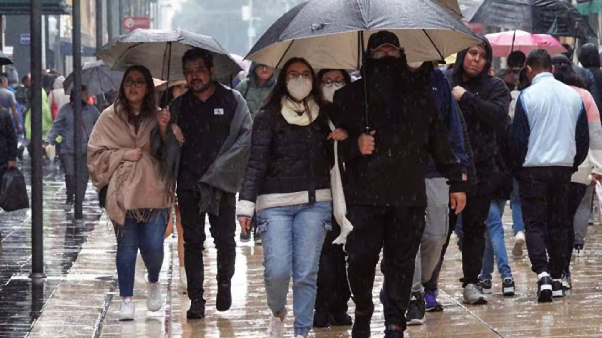 Frente frío número uno traerá frío y lluvias