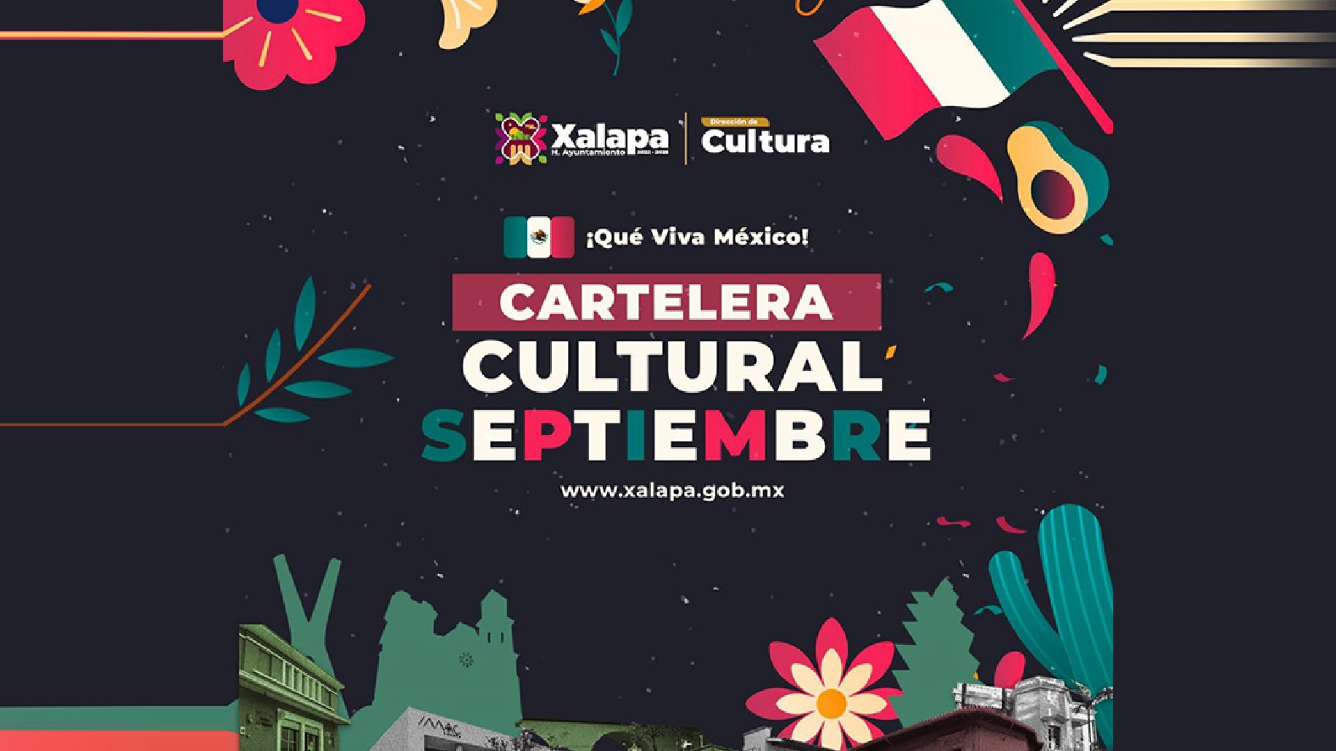 Celebrará Xalapa el mes patrio con homenajes, conciertos y fiesta mexicana
