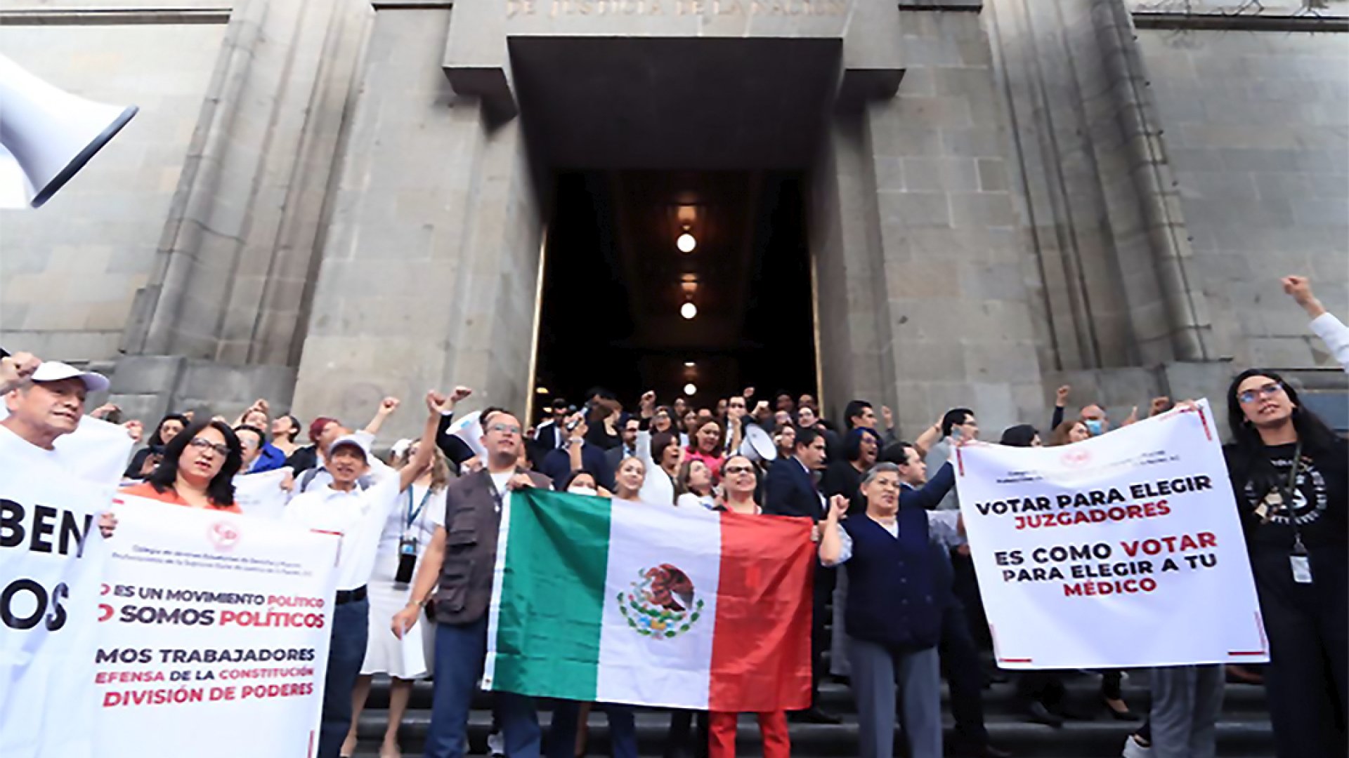 Se suman trabajadores de la Suprema Corte de Justicia de la Nación a paro en Poder Judicial de la Federación