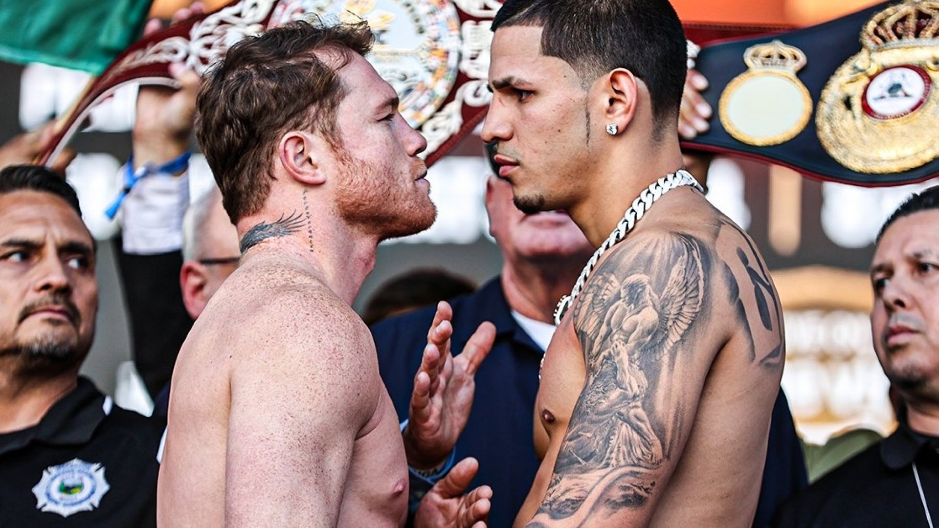 “Canelo” Álvarez y Edgar Berlanga libran la romana
