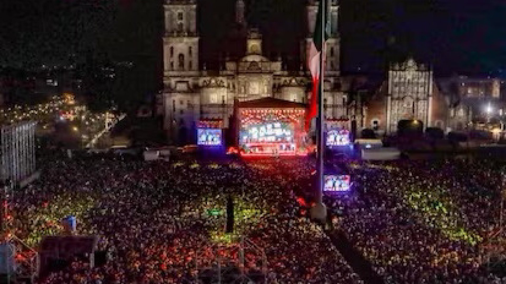 Concierto de Banda MS en el Zócalo este 15 de septiembre