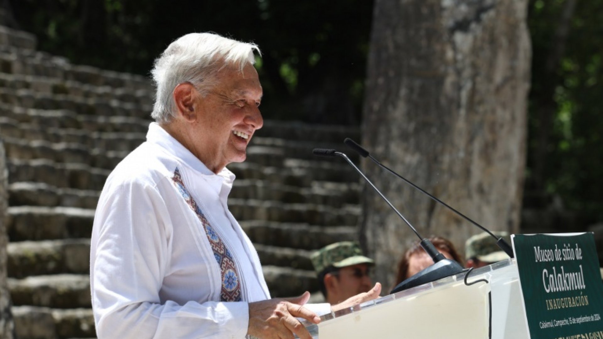 AMLO inaugura Museo de Sitio de Calakmul en Campeche