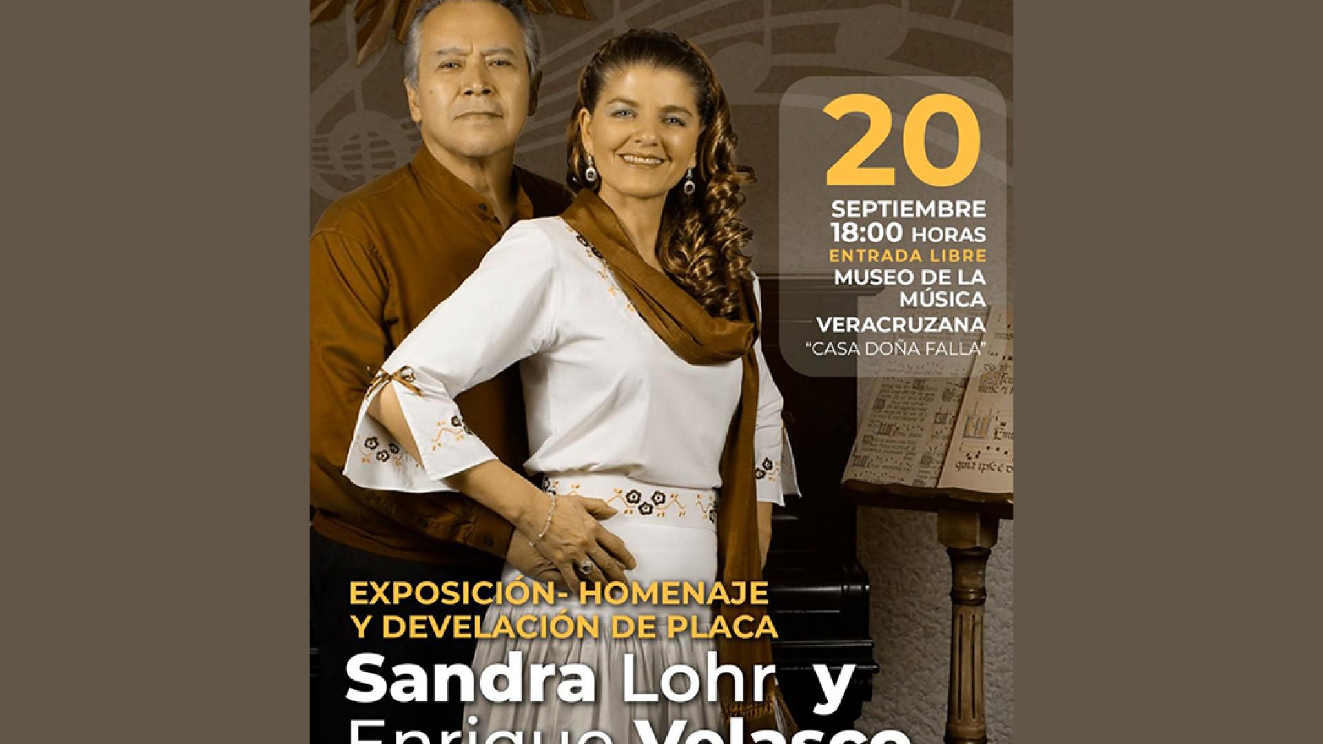 Cine, teatro, danza, música y un homenaje a Sandra Lohr y Enrique Velasco, en Xalapa