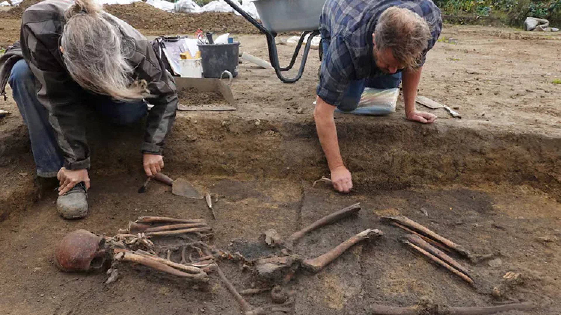Hallazgo de 50 esqueletos vikingos conservados sorprende a arqueólogos en Dinamarca