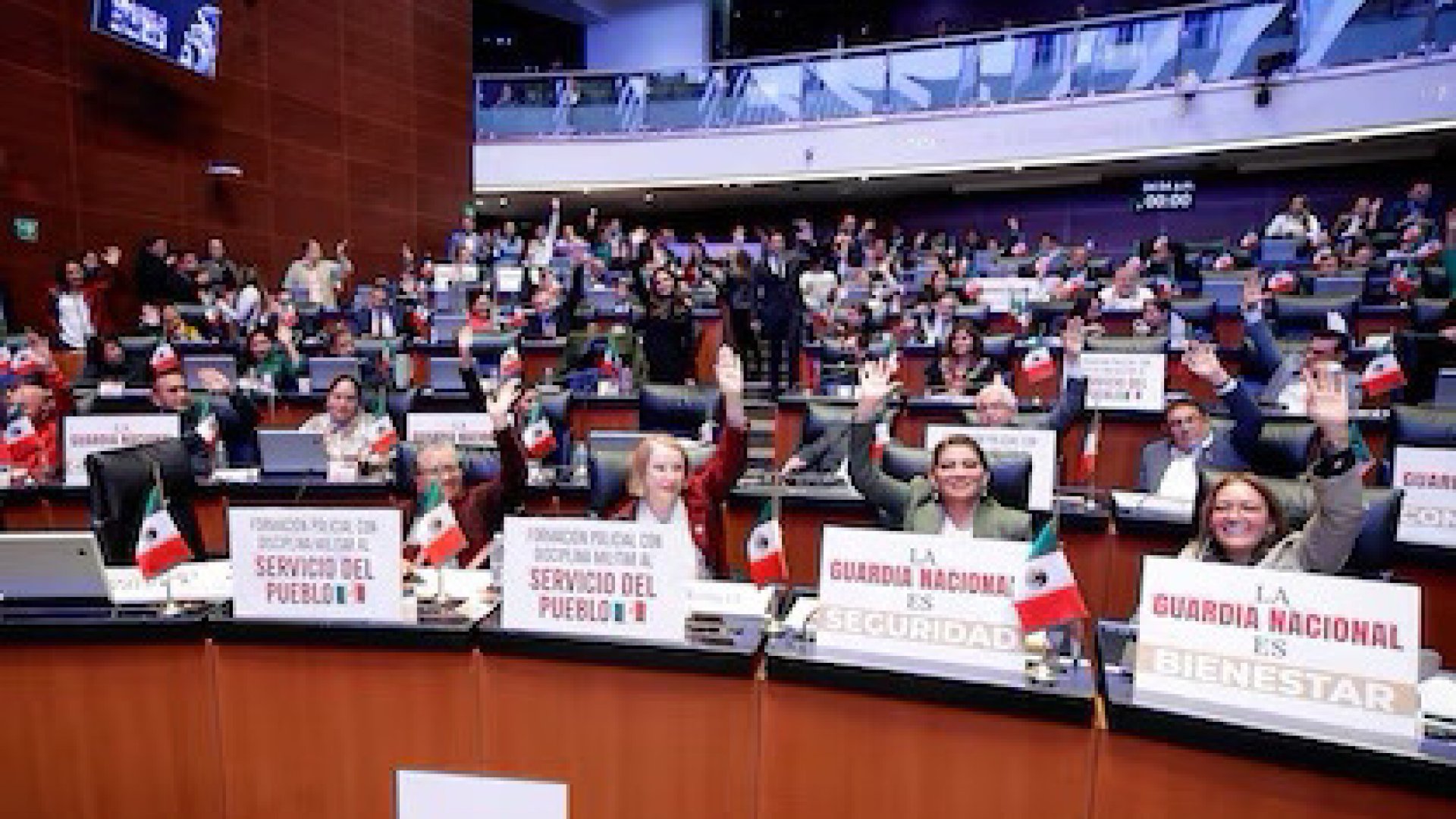 Senado declara constitucional la reforma de la Guardia Nacional