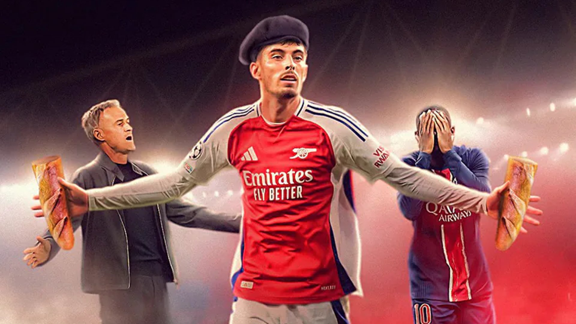 El Arsenal vence al PSG 2-0 sin Dembélé, su primera victoria en la Champions