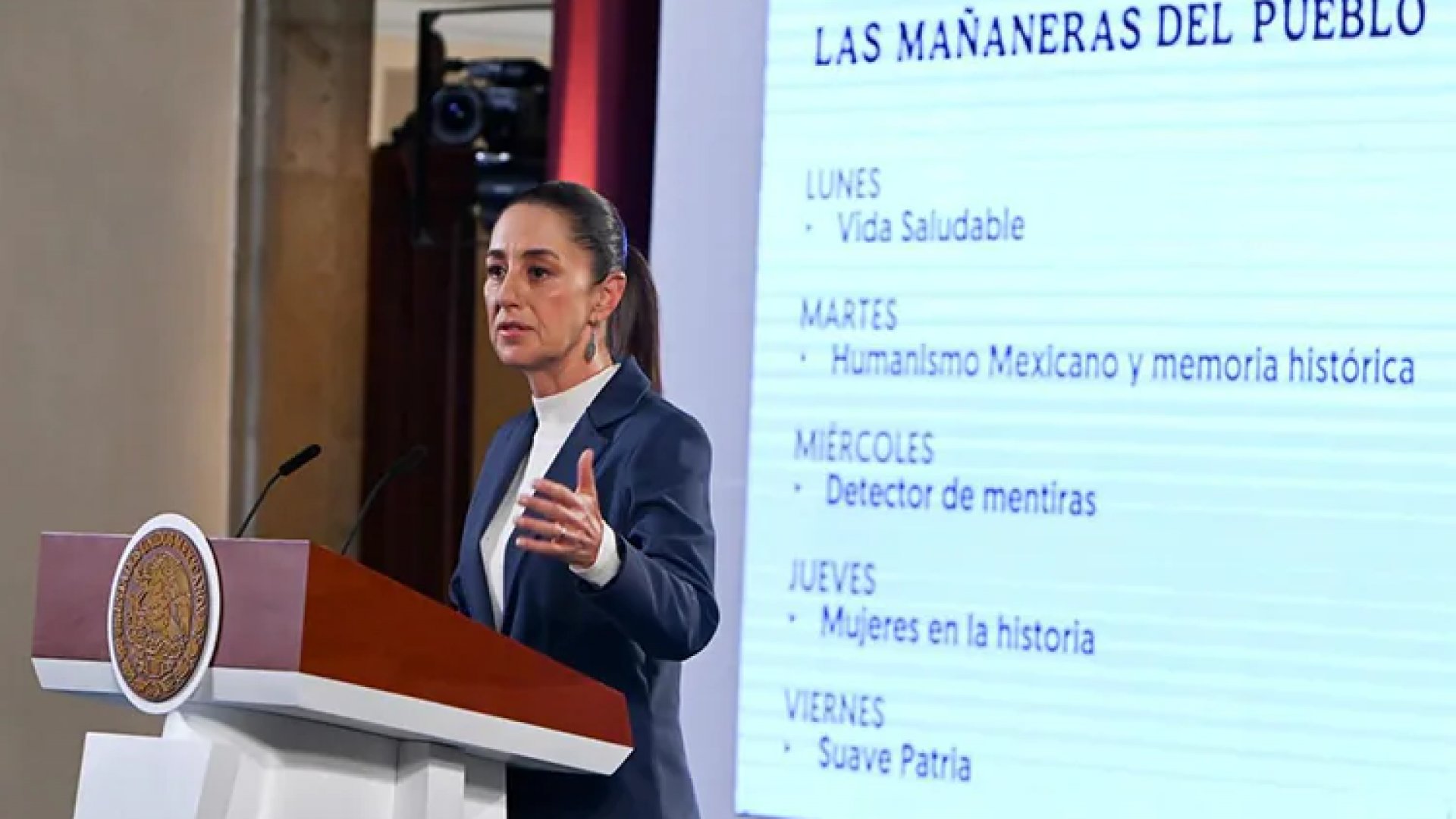 Claudia Sheinbaum presenta un nuevo formato de las “mañaneras del pueblo”