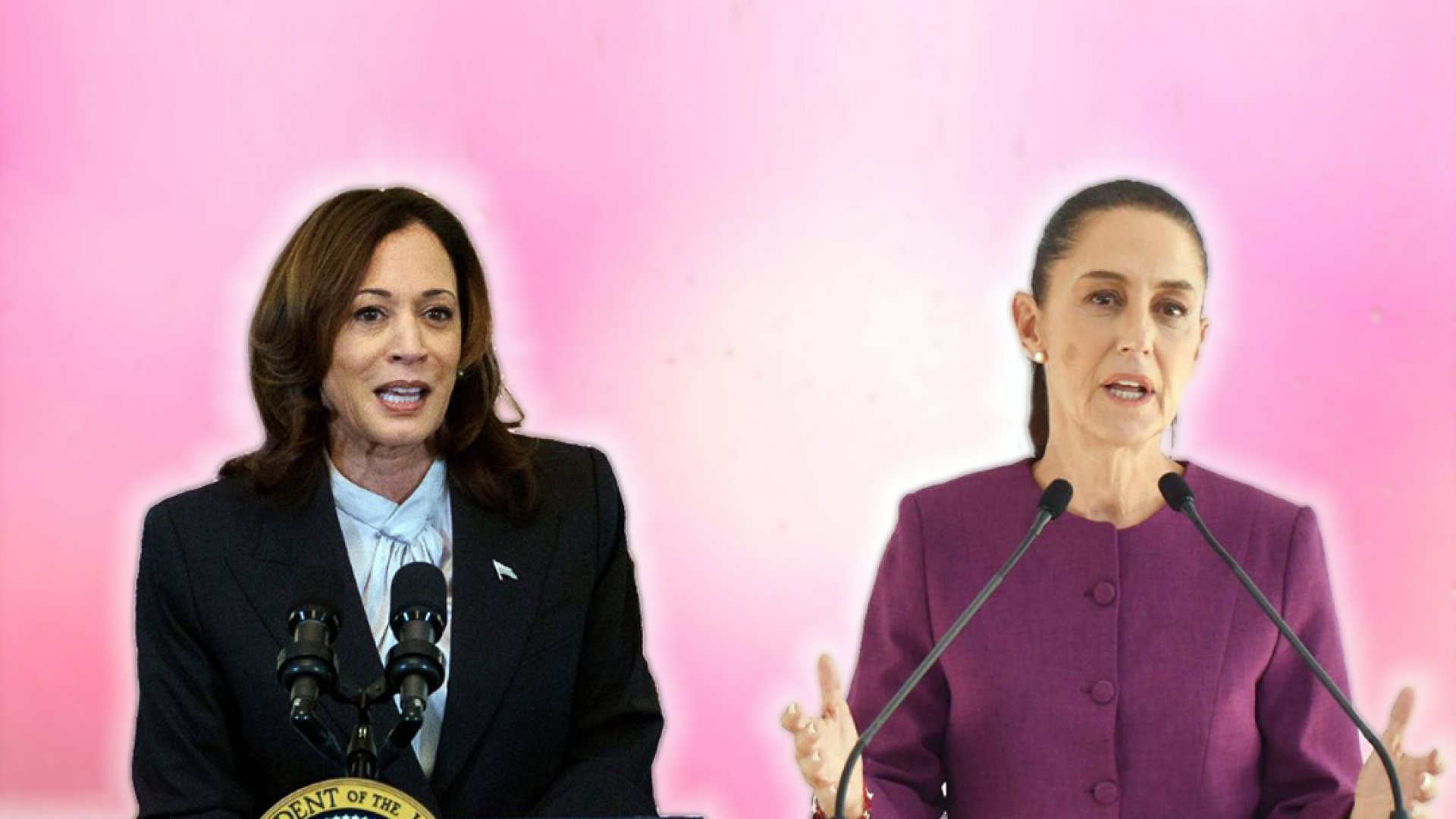 Kamala Harris felicita a Claudia Sheinbaum por su "histórica investidura"