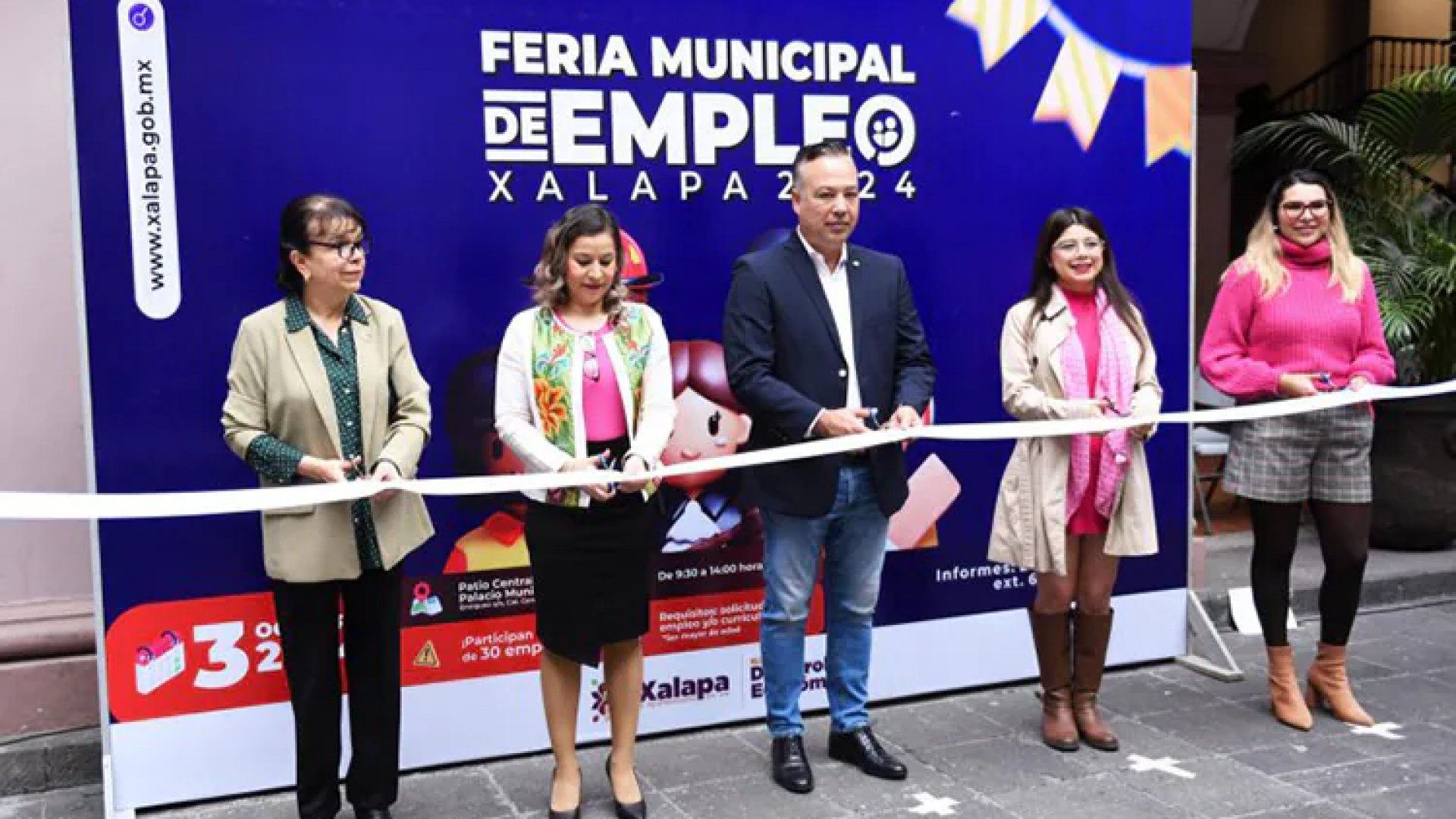 Ayuntamiento de Xalapa inaugura la Feria del Empleo