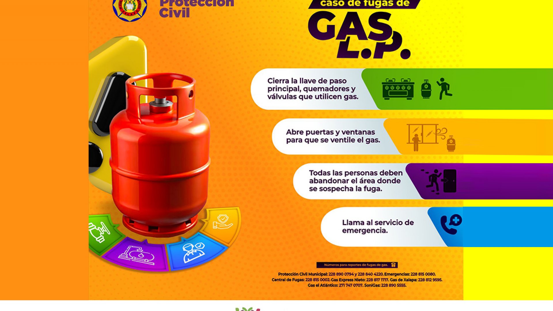 Realiza PC Municipal capacitaciones para el buen manejo del gas L.P.