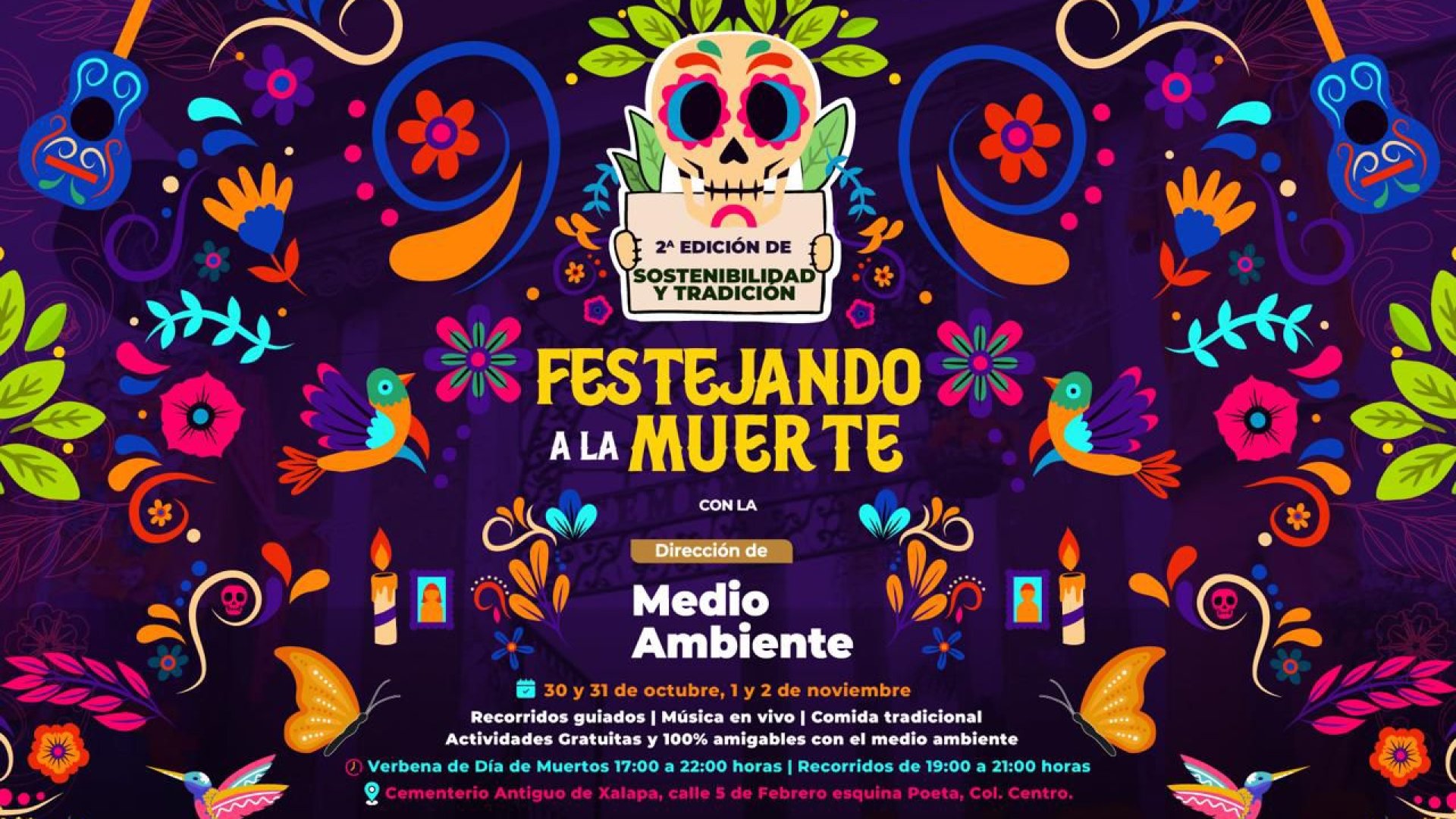 Regresa el festival “Festejando a la Muerte”