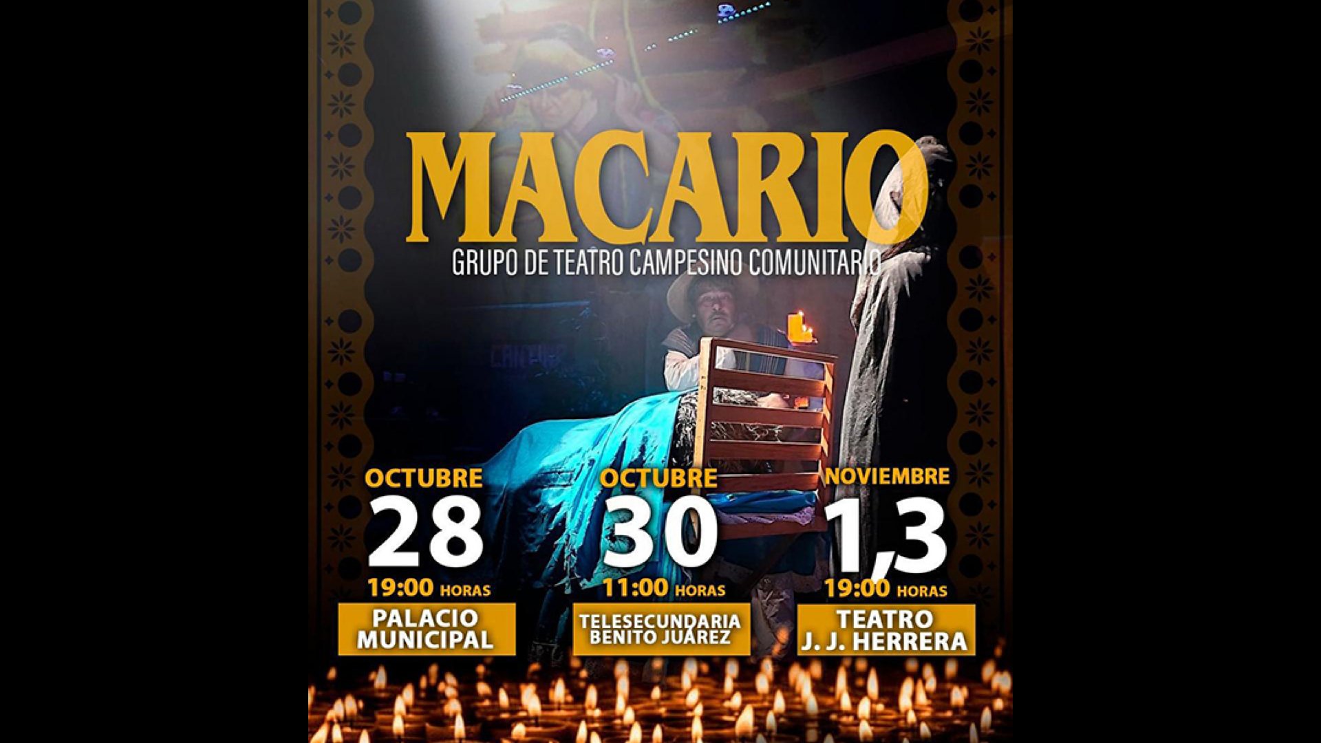 Vuelve el teatro comunitario con la obra “Macario”