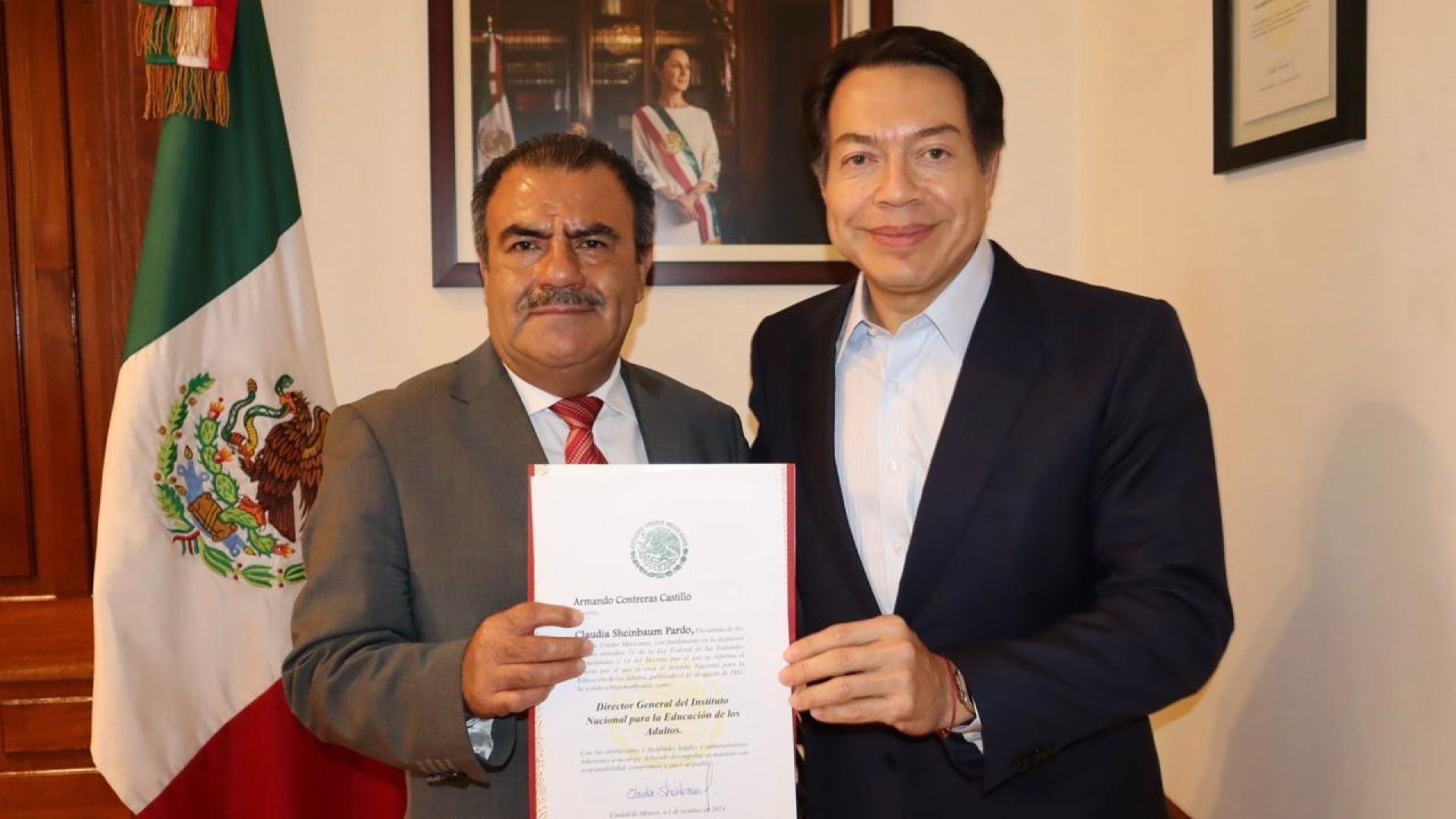 Armando Contreras Castillo es nombrado nuevo director del INEA