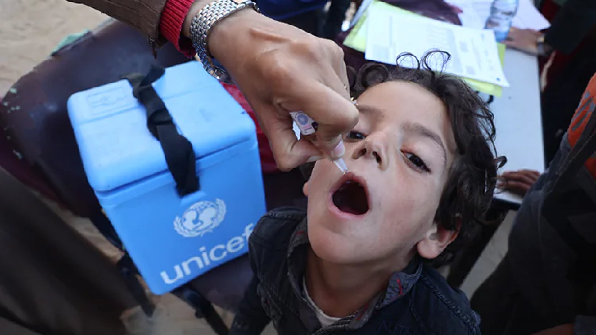 Ataque a centro de vacunación contra la polio en Gaza deja cuatro niños heridos