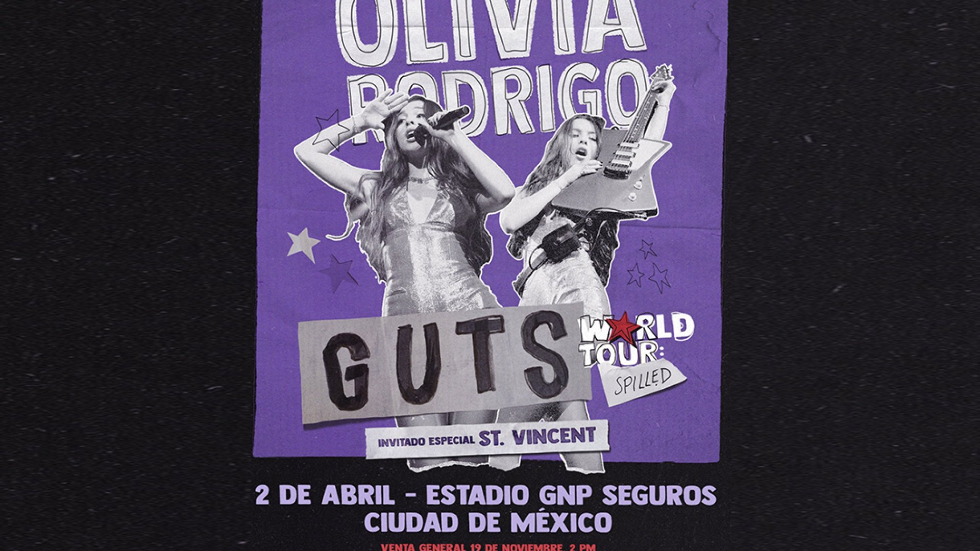 Olivia Rodrigo traerá su ‘GUTS World Tour: Spilled’ a México