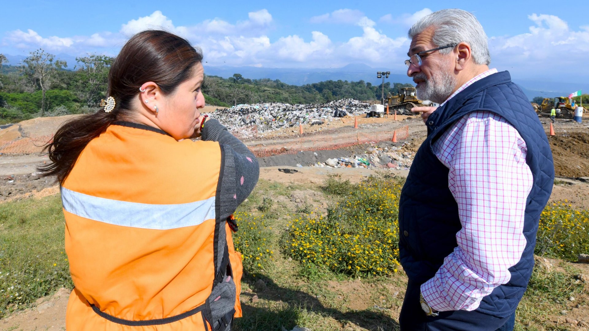 Supervisa Alberto Islas operación del Relleno Sanitario