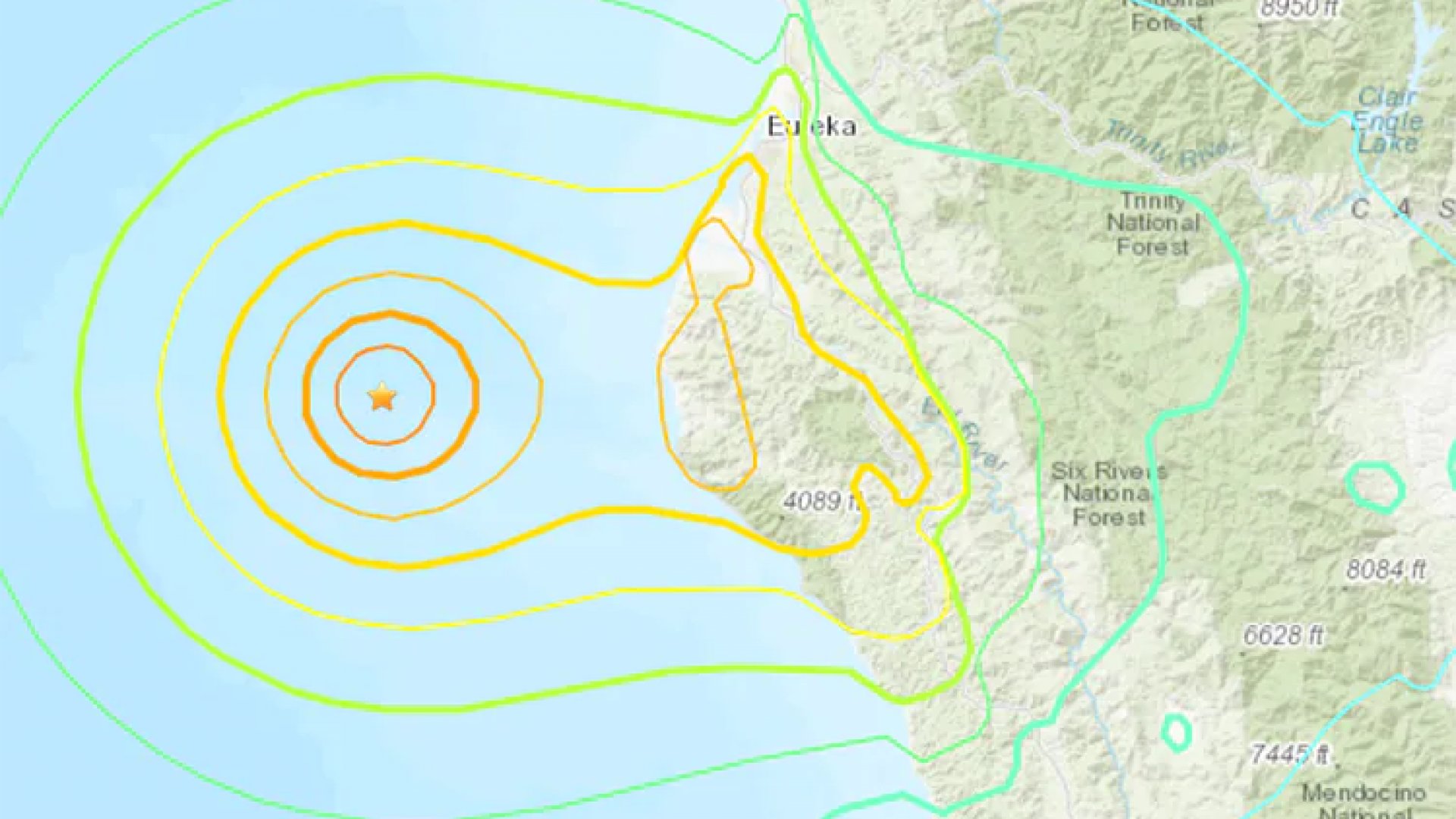 Terremoto de magnitud 7.0 sacude el norte de California; emiten alerta de tsunami