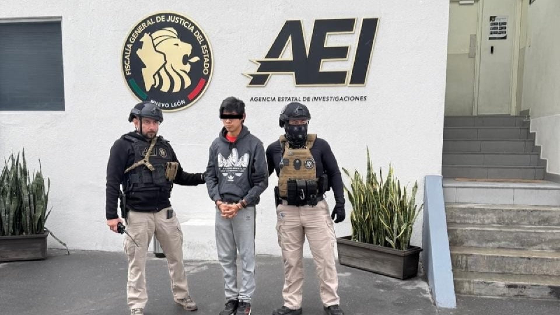 Fue detenido Christian “N”, presunto agresor de Melanie en Escobedo, Nuevo León.