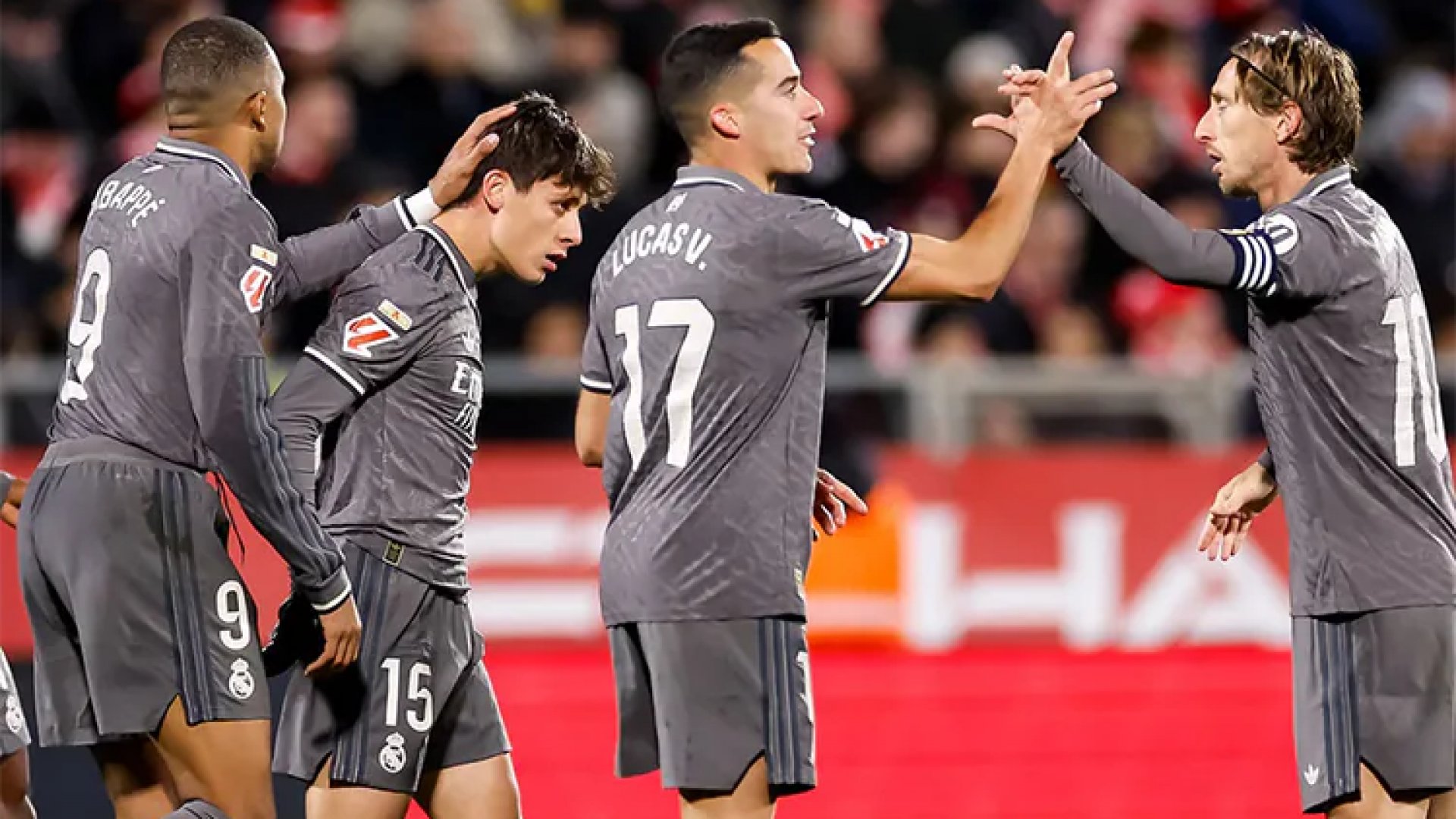 Real Madrid aplasta al Girona y refuerza lucha por La Liga