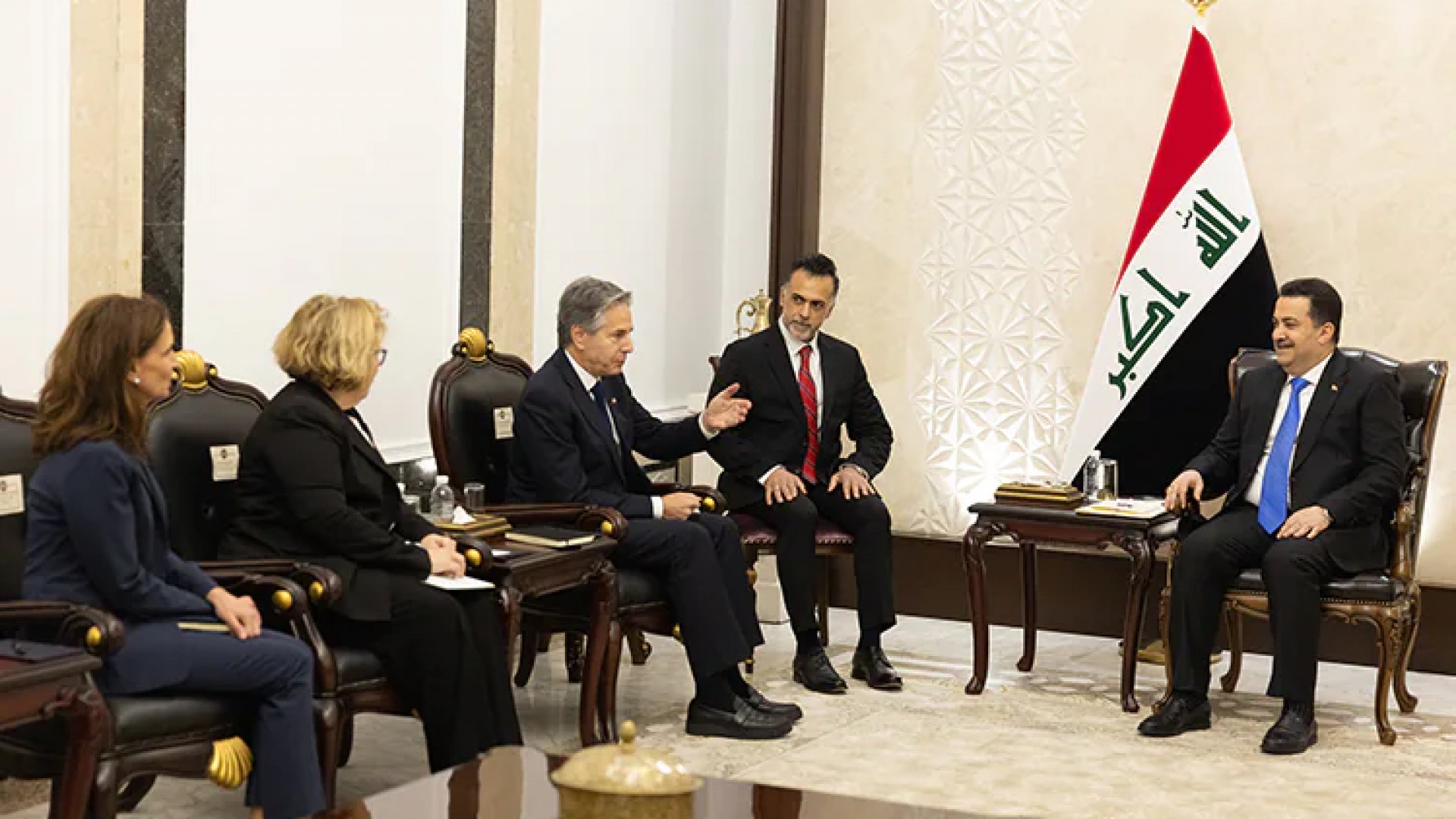 Antony Blinken y primer ministro de Irak abordan futuro de Siria tras caída de Assad