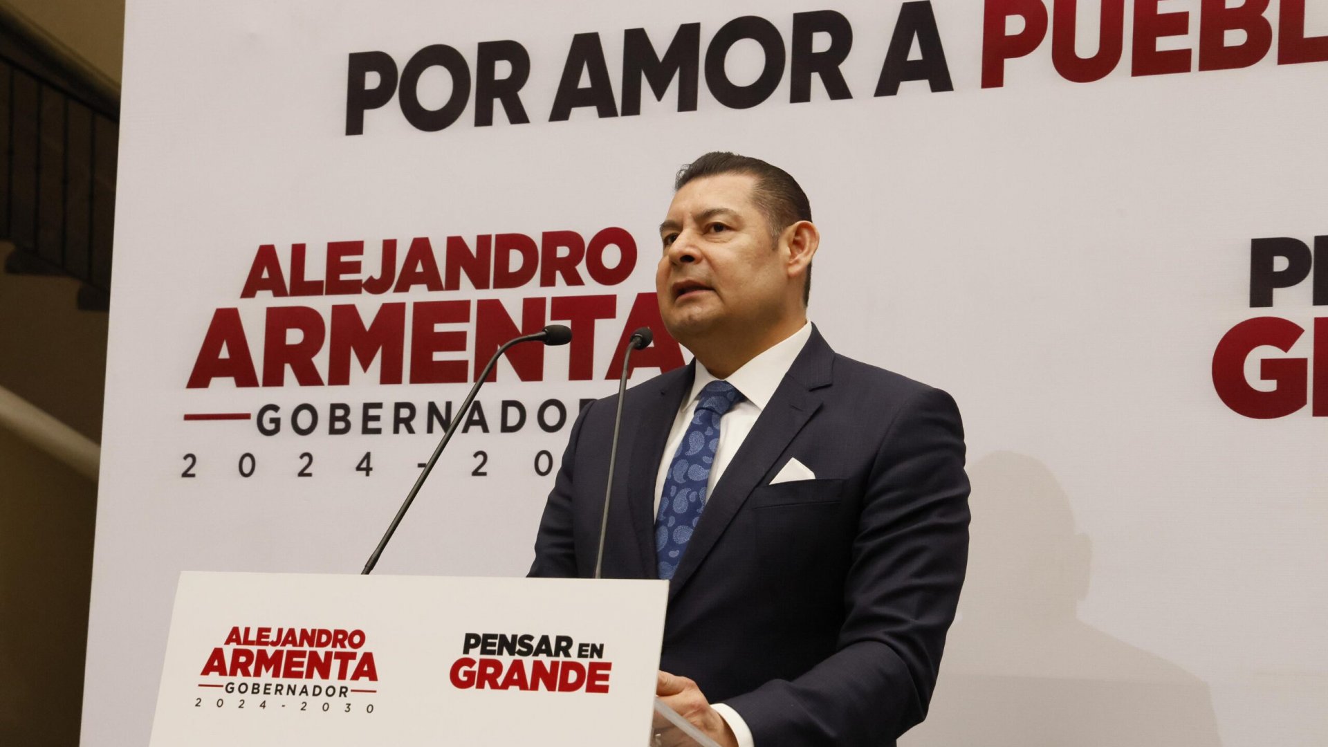Declaración patrimonial de Armenta, ejercicio de transparencia, legalidad y compromiso