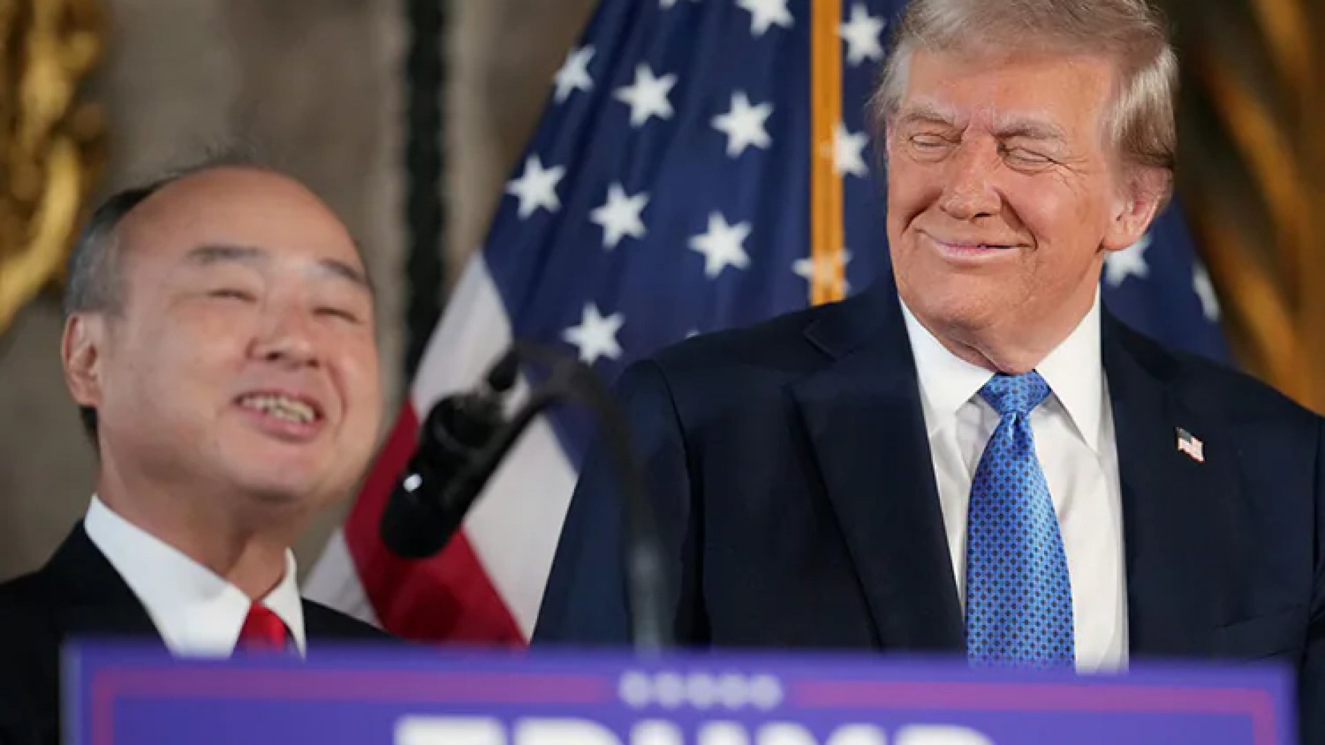 Trump y SoftBank anuncian inversión de 100 mil mdd en EU