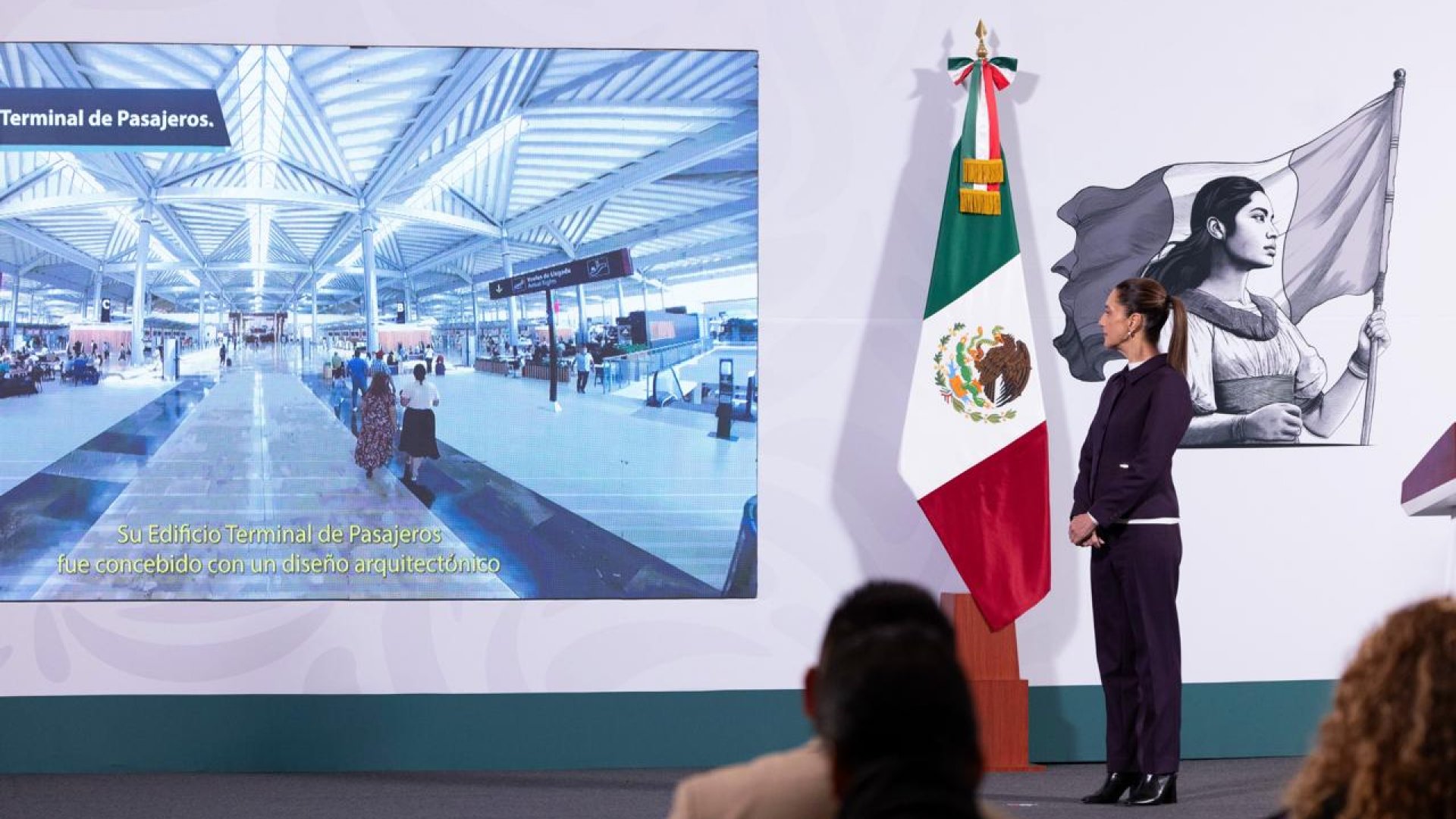 Sheinbaum destaca rentabilidad del Aeropuerto Internacional Felipe Ángeles (AIFA)