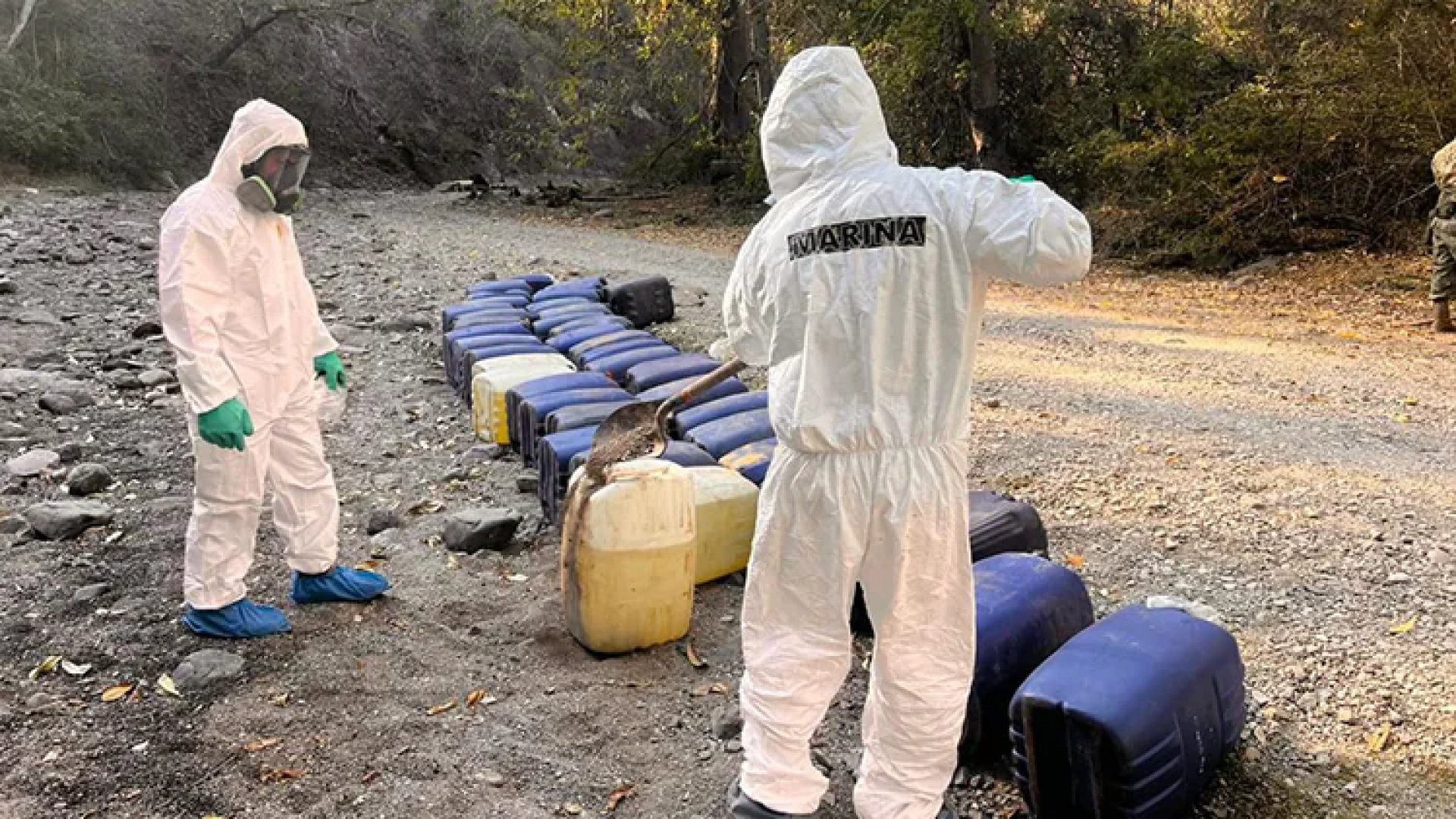 Semar desmantela narcolaboratorio de Los Mayos, en Sinaloa