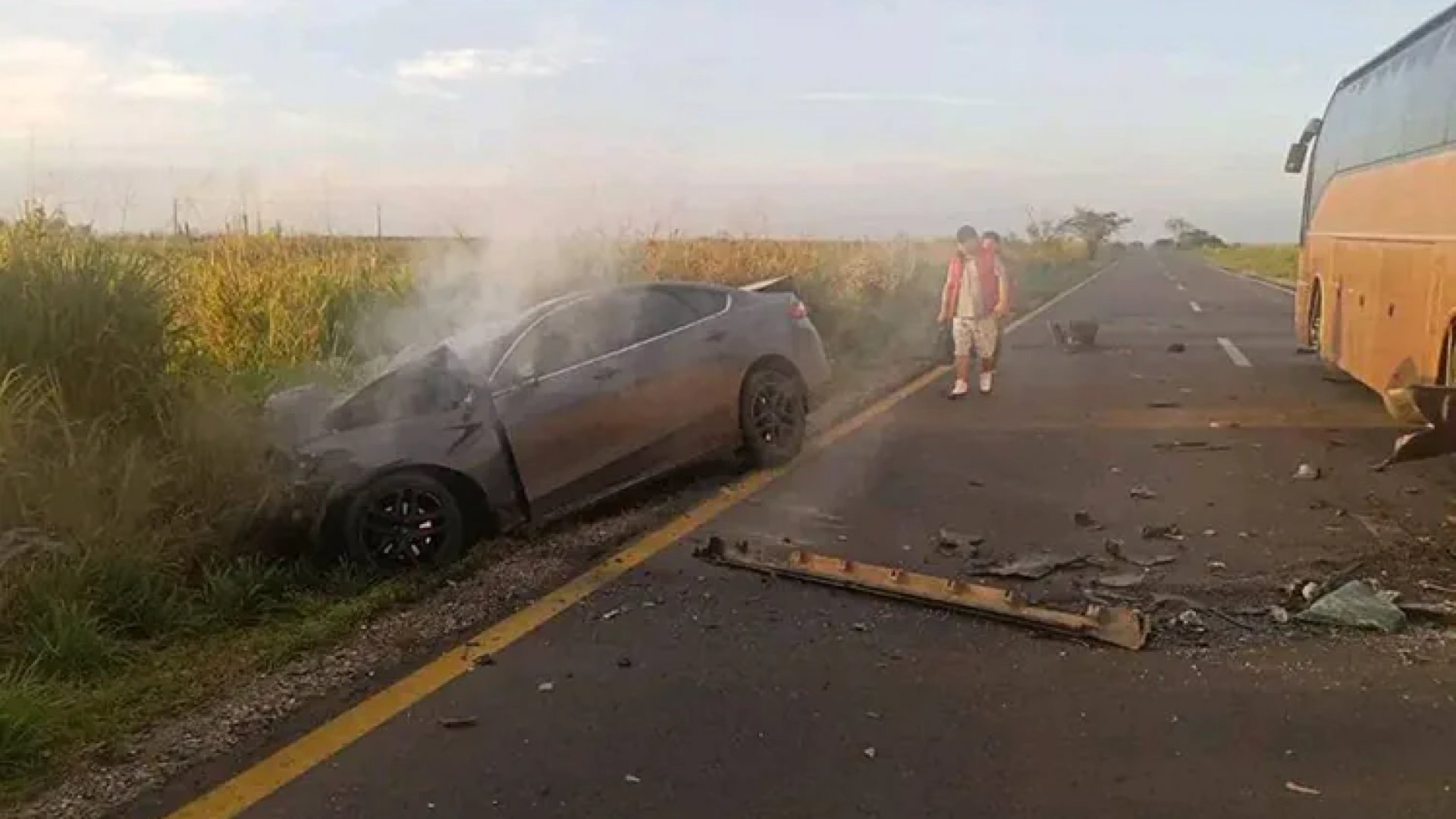 Elemento de la Guardia Nacional muere en choque carretero en Cosoleacaque, Veracruz