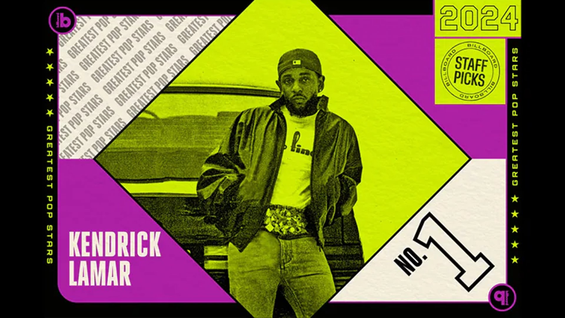 Kendrick Lamar, coronado como la “mayor estrella pop” de 2024 por Billboard