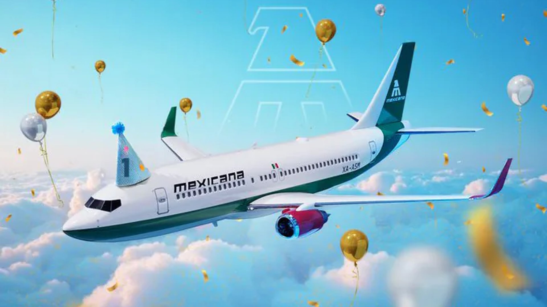 Mexicana de Aviación celebra un año de operaciones con siete mil vuelos
