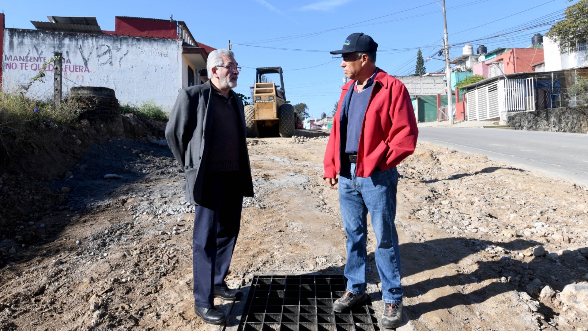 Avanza construcción del colector pluvial Camino al Sumidero