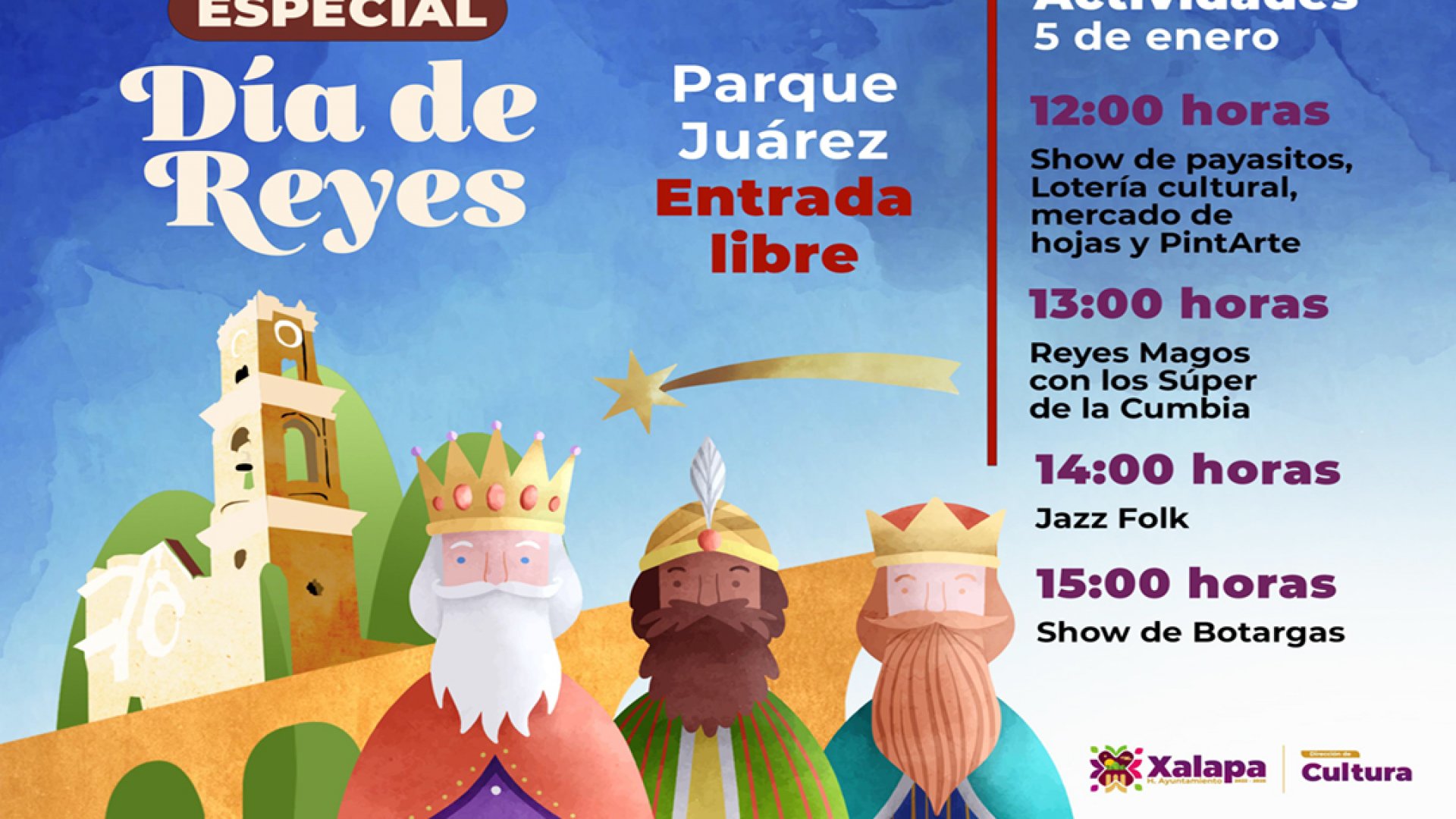 Invita Ayuntamiento a Especial de Día de Reyes
